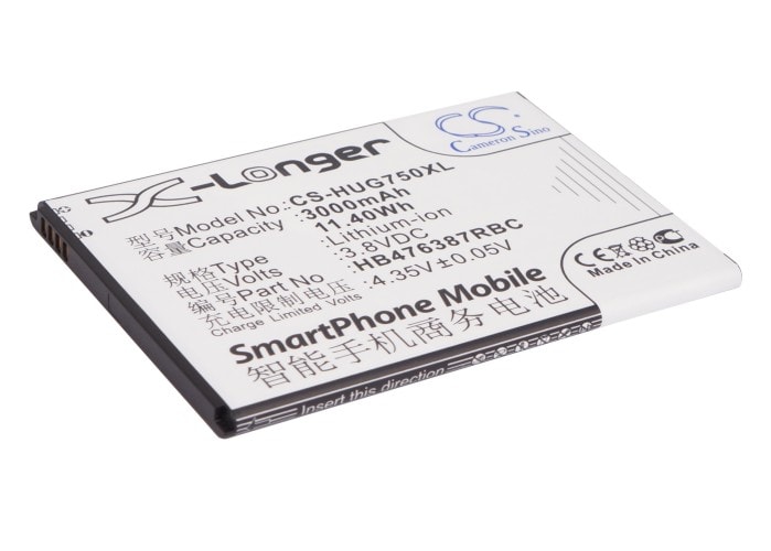 Batteri til SmartPhone, Mobil til Huawei Ascend G750, Ascend G750-T00, Glory 4 og andre.