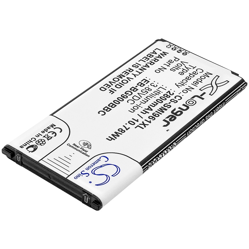 Batteri til SmartPhone, Mobil til Samsung Galaxy S5, GT-I9600, GT-I9602 og andre.