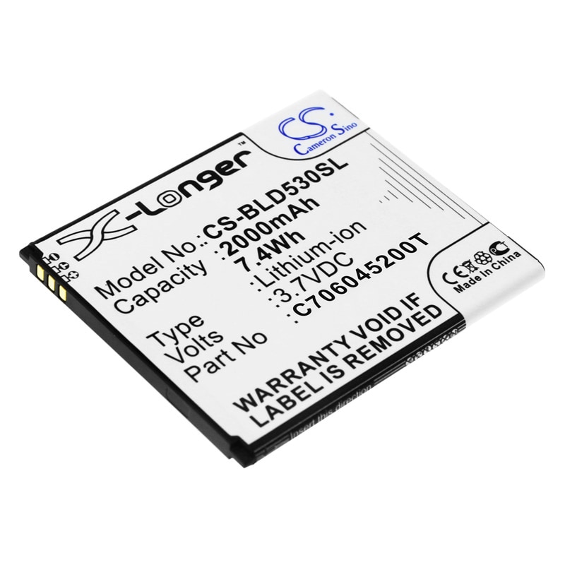 Batteri til SmartPhone, mobil til BLU Studio 5.0, D530, D530X osv.