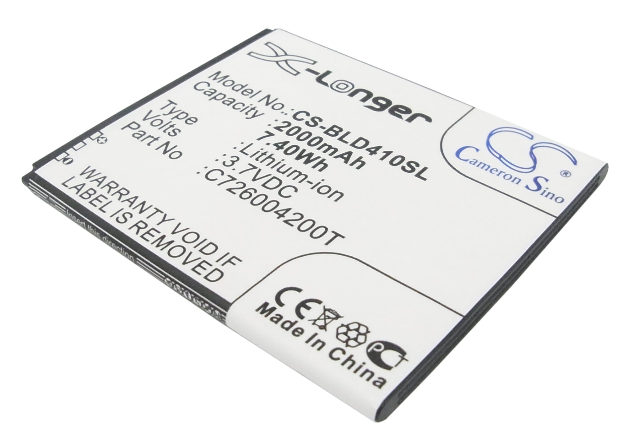 Batteri til SmartPhone, mobil til BLU Dash 5.0, D410, D410a osv.