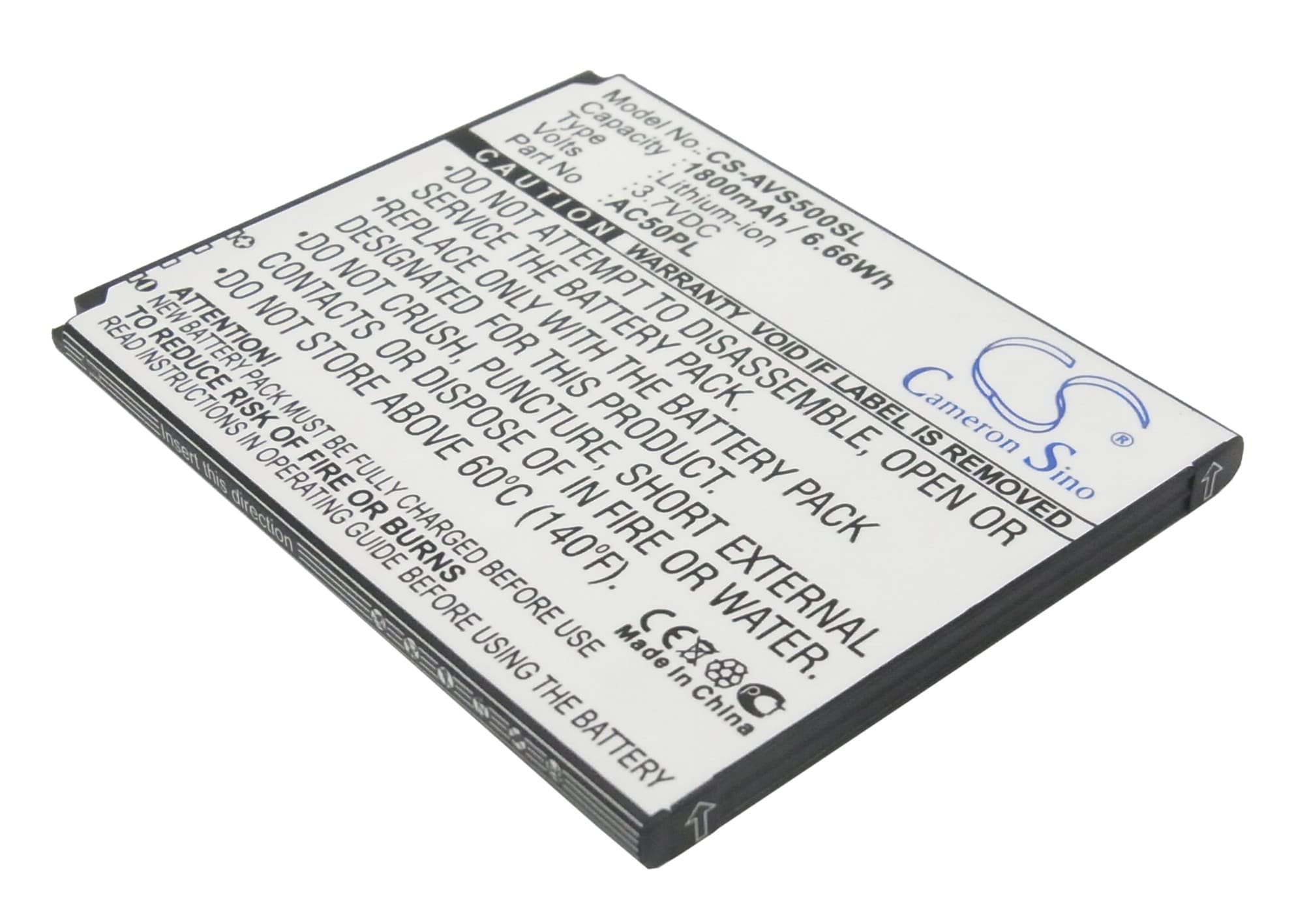 Batteri til SmartPhone, mobil til Archos 50, 50 Platinum, 50 Helium 4G og andre.