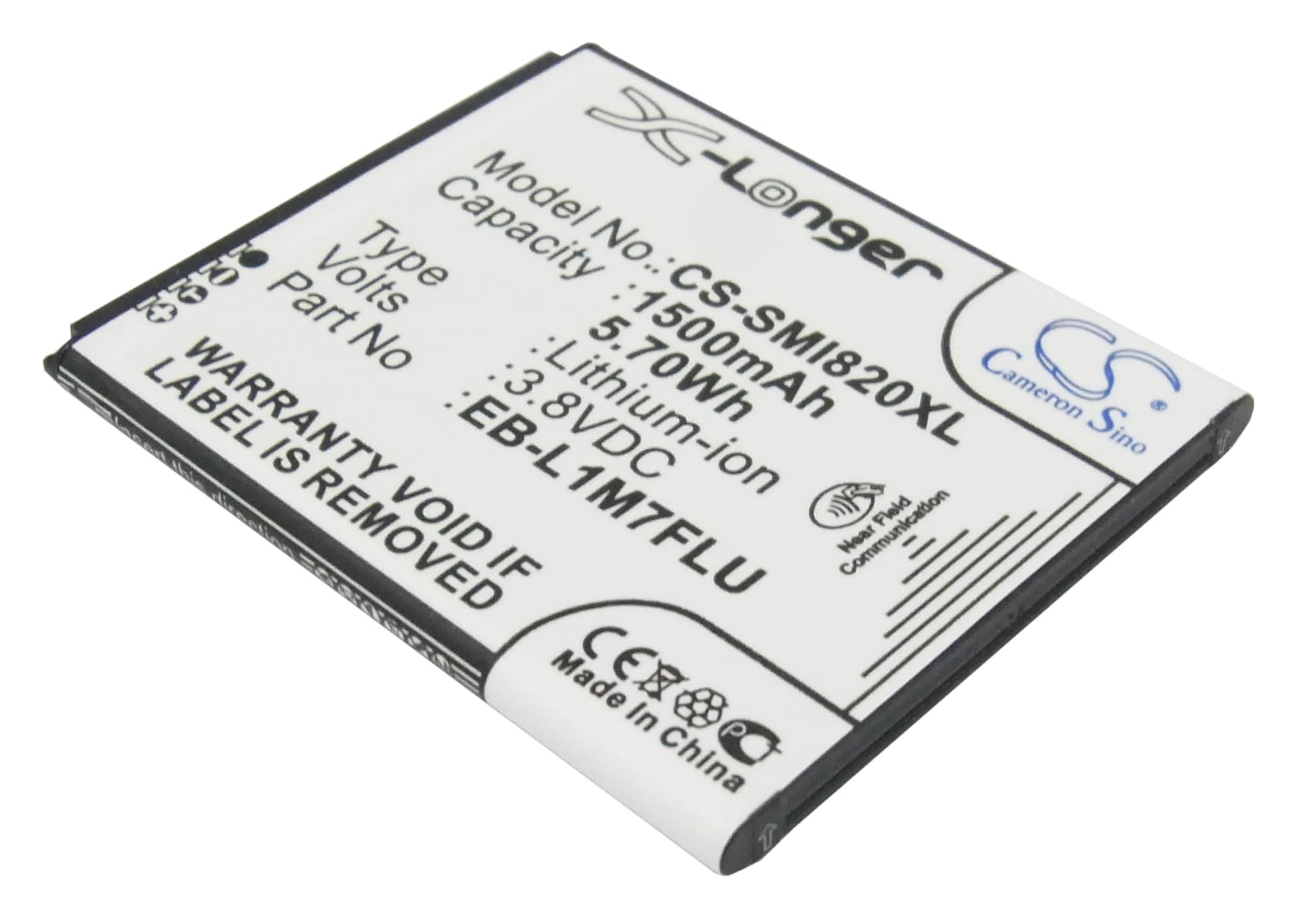 Batteri til SmartPhone, Mobil til Samsung GT-I8190, GT-I8190T, Galaxy SIII mini og andre.