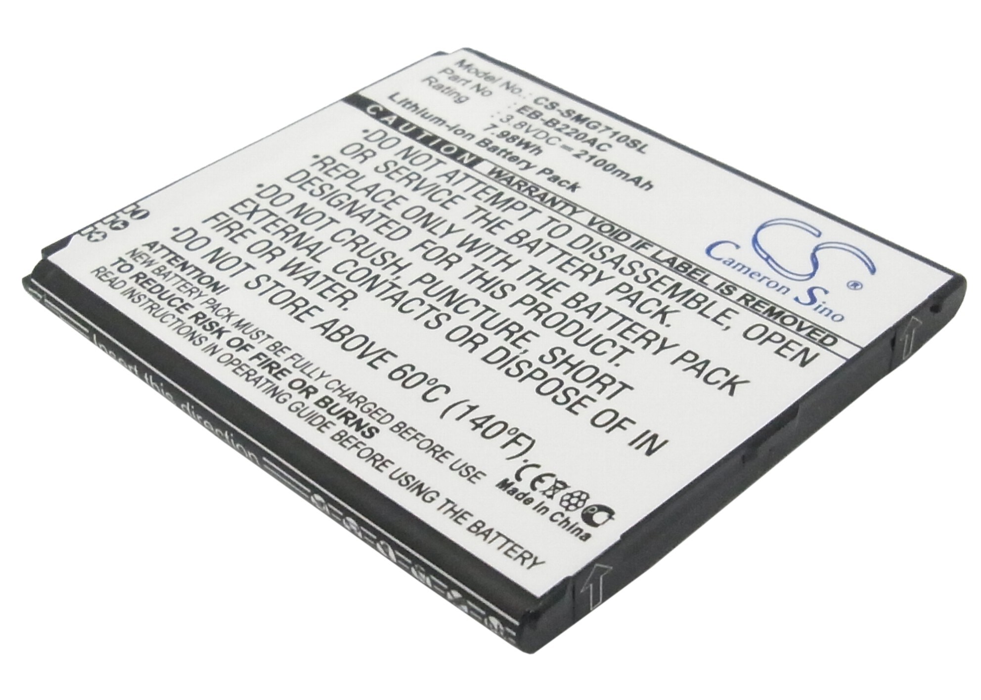 Batteri til SmartPhone, Mobil til Samsung Galaxy Grand 2, Galaxy Grand 2 Duos og andre.