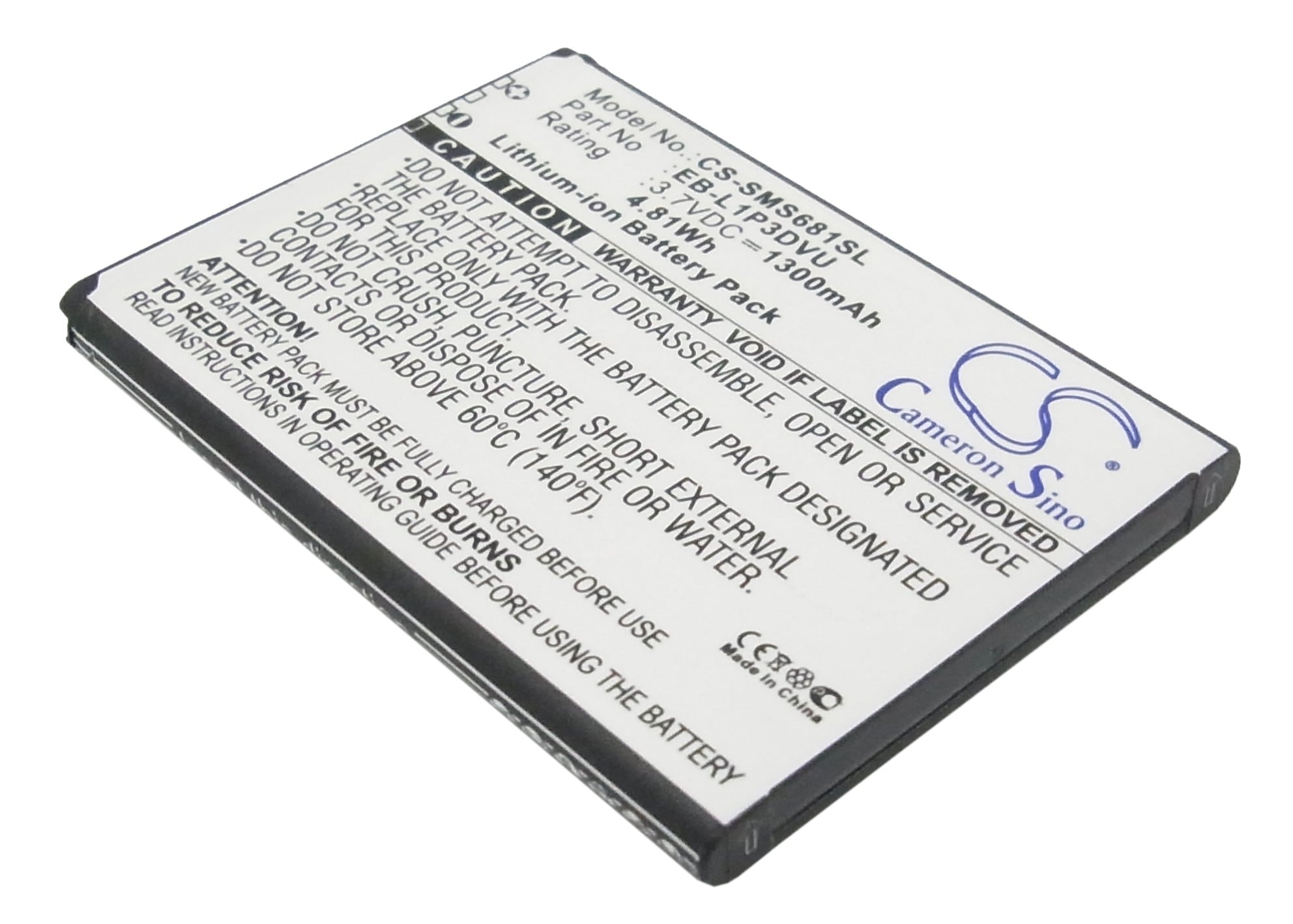 Batteri til SmartPhone, Mobil til Samsung GT-S6810, GT-S6810P, Galaxy Fame og andre.