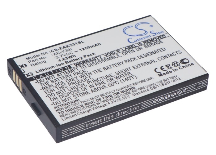 Batteri til SmartPhone, mobil til Emporia Solid Gron, Solid Plus, CAREplus osv.