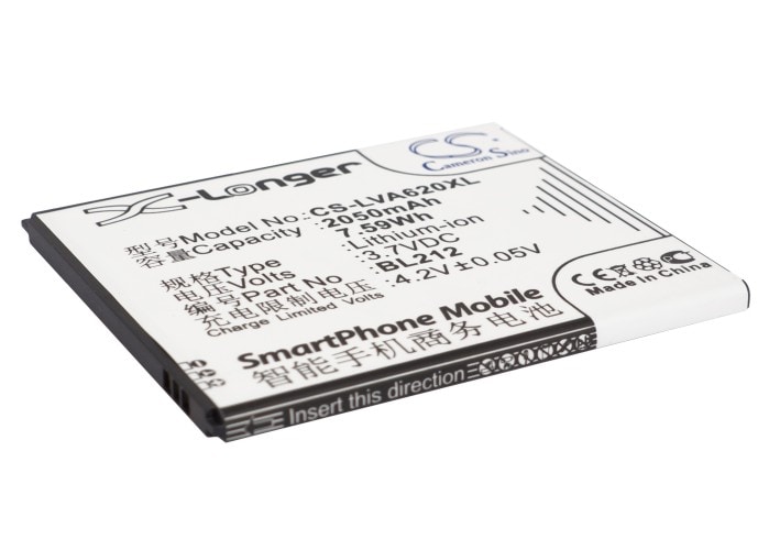 Batteri til SmartPhone, mobil til Lenovo S898ts, A708T, A628T og andre.