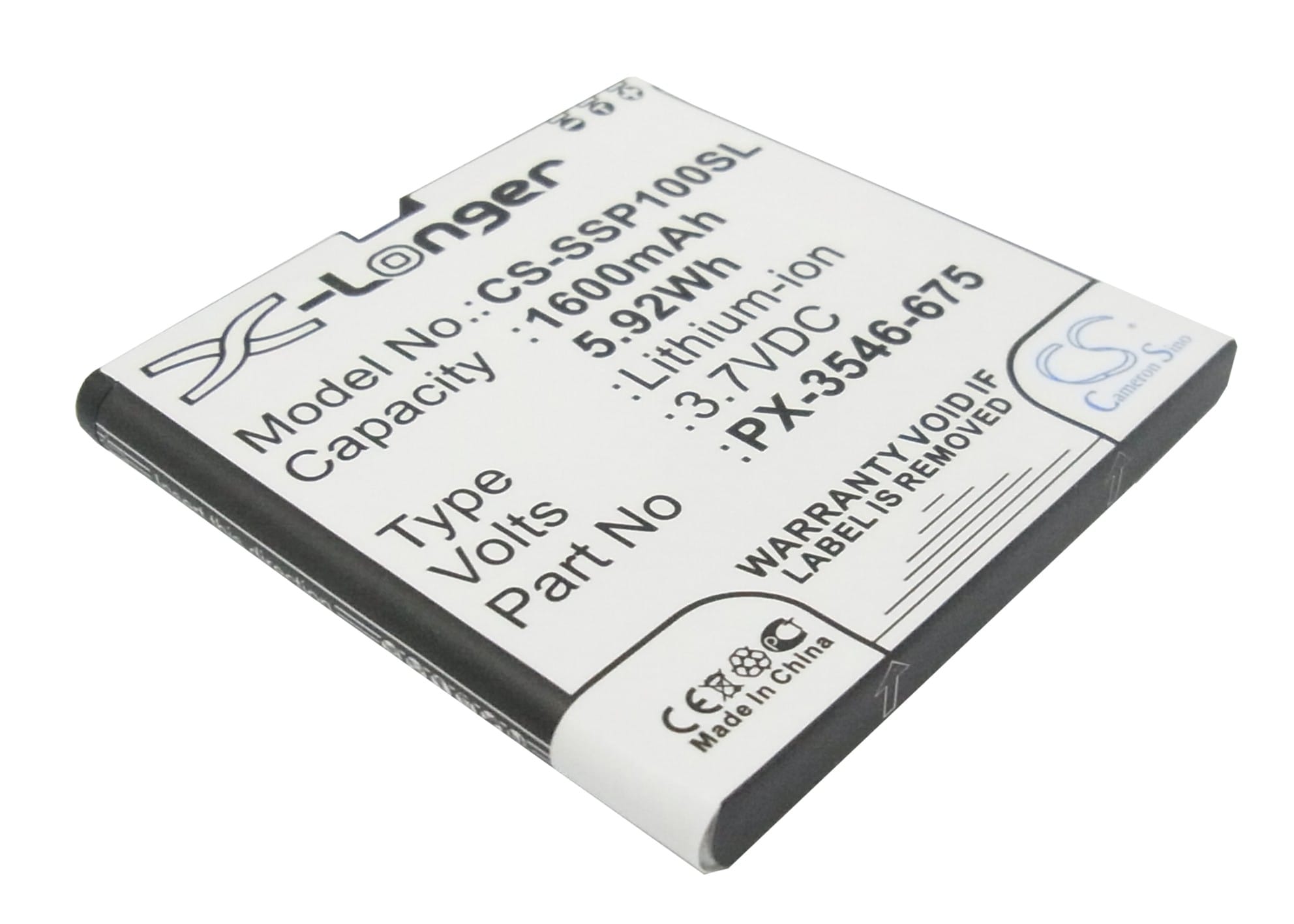 Batteri til SmartPhone, mobil til Simvalley SP-100