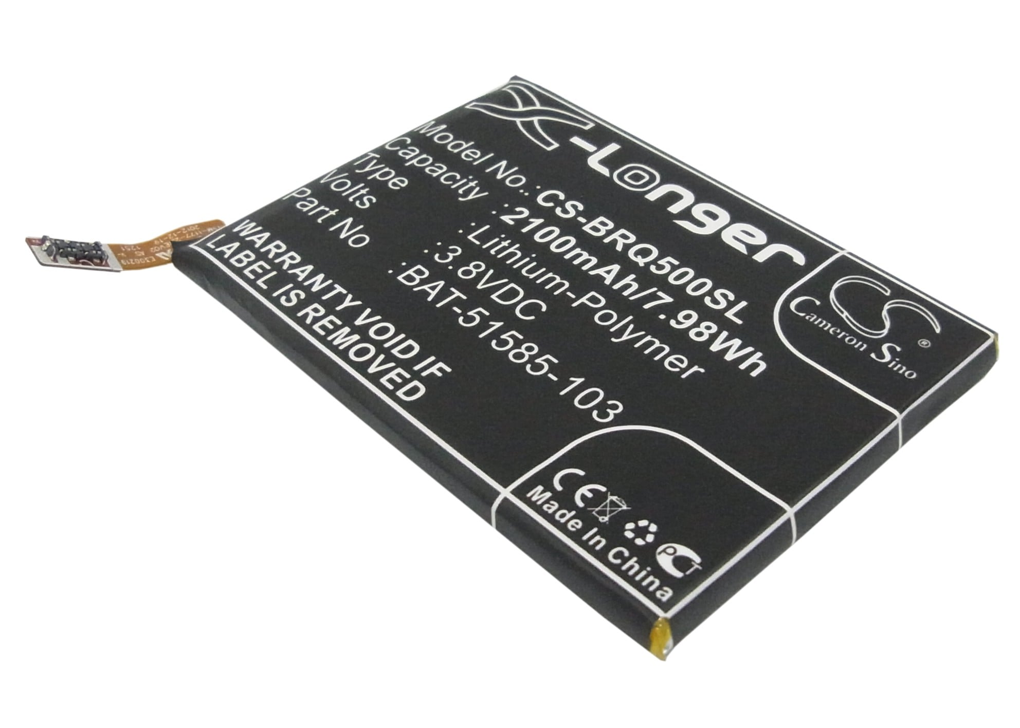 Batteri til SmartPhone, mobil til Blackberry Q5, Q5 LTE, Q5 LTE SQR100-1 og andre.