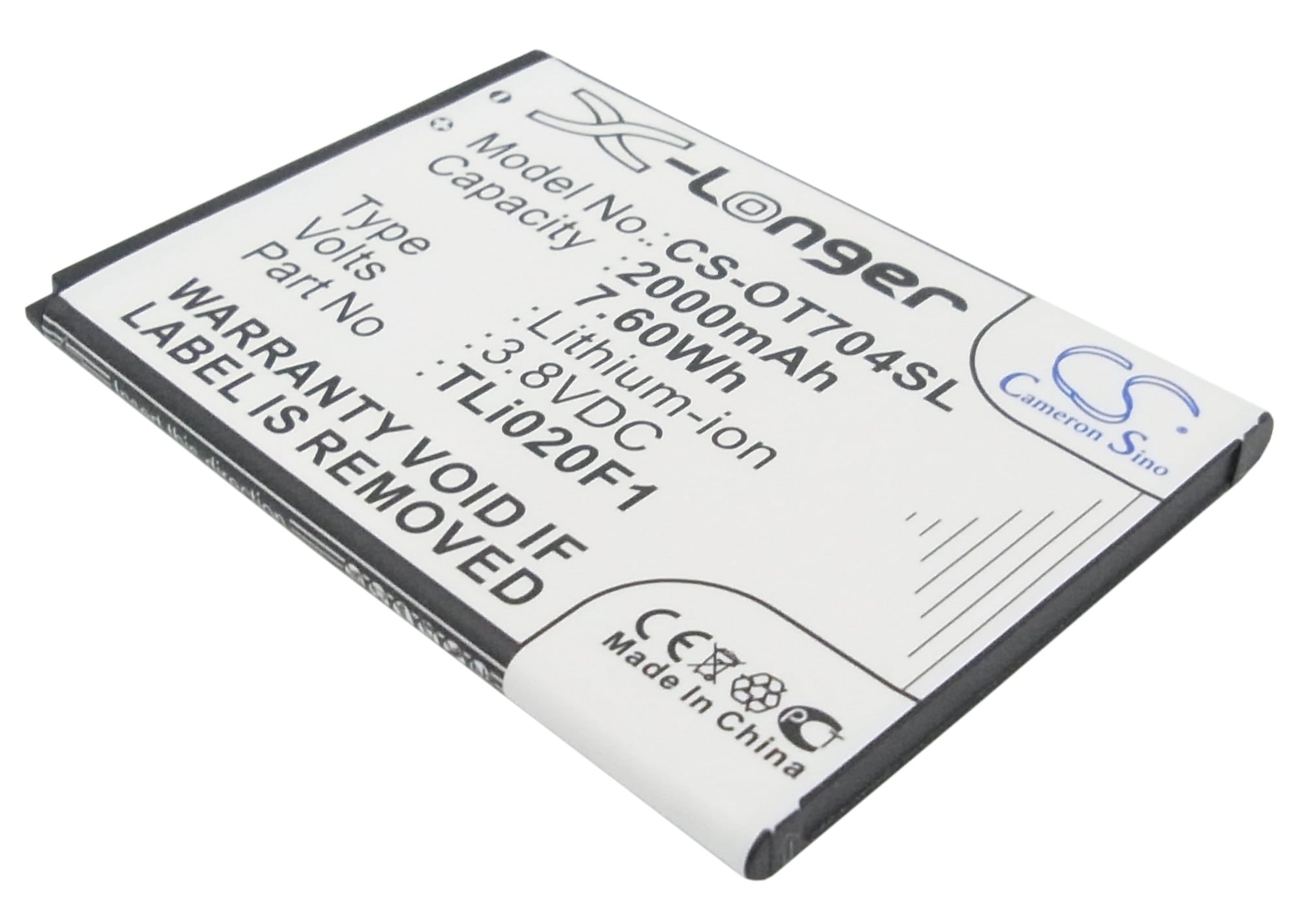 Batteri til SmartPhone, mobil til Vodafone Smart turbo 7, VFD 500, V500