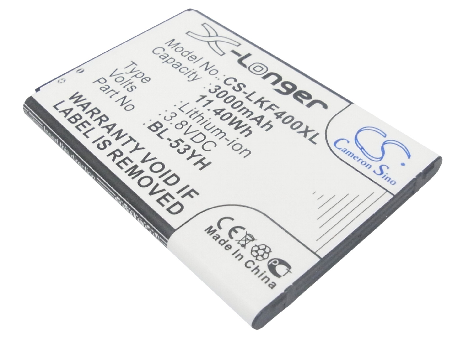 Batteri til SmartPhone, Mobil til LG G3, D855, D855 LTE og andre.