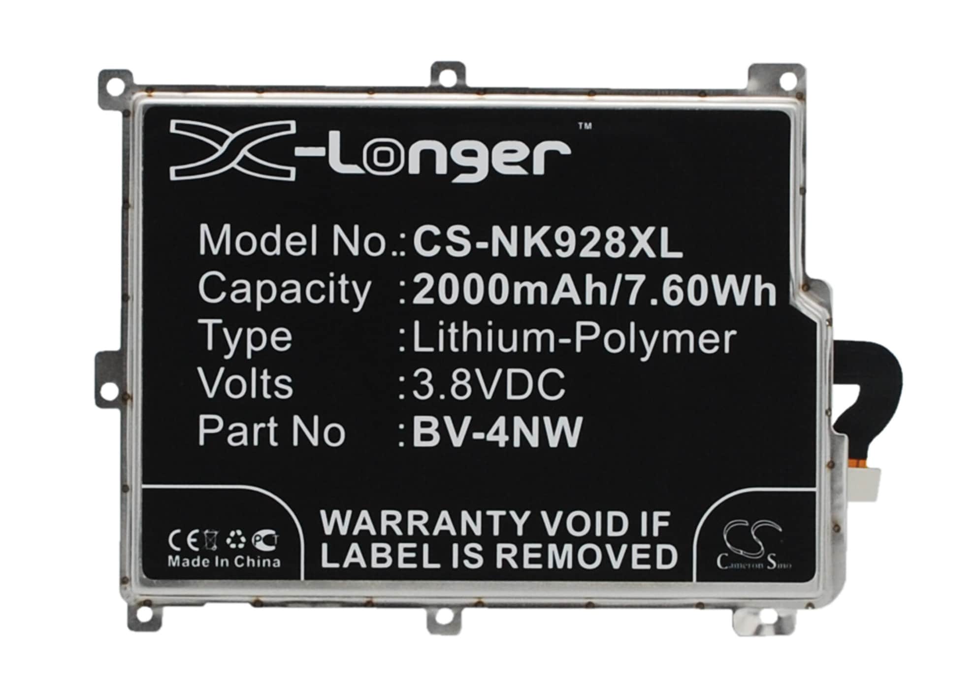 Batteri til SmartPhone, Mobil til Microsoft Lumia 928, RM860, RM5250