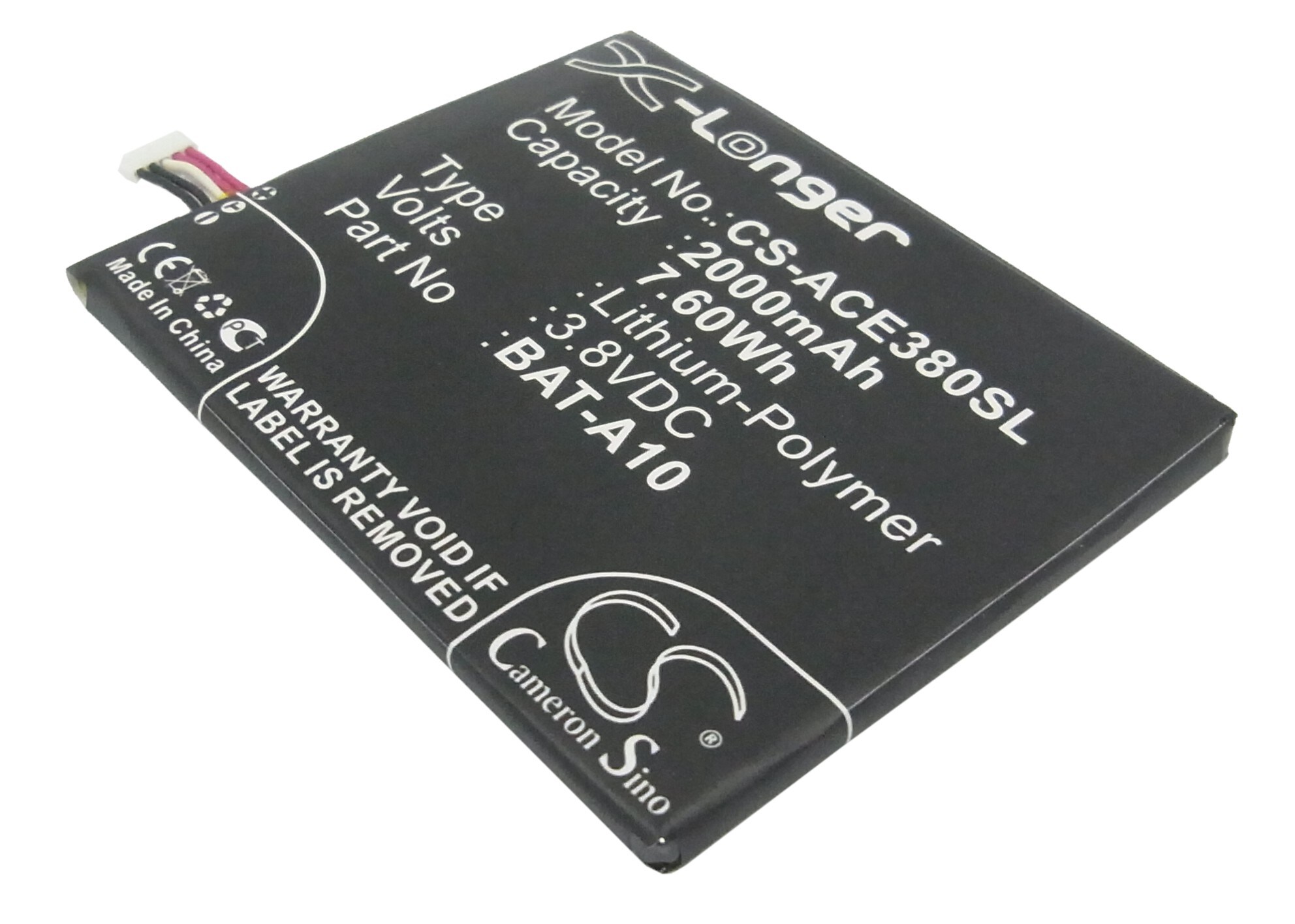 Batteri til SmartPhone, mobil til Acer Liquid E3, E380, V380 osv.