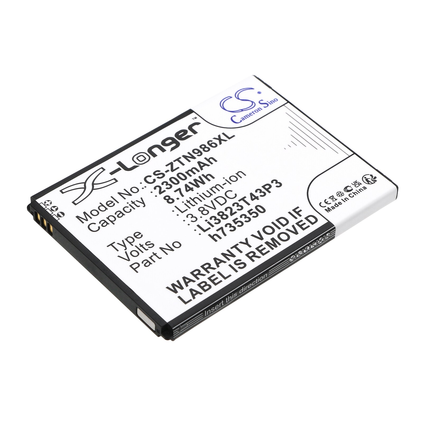 Batteri til SmartPhone, Mobil til T-Mobile MF64, Z64, Z64 4G HotSpot
