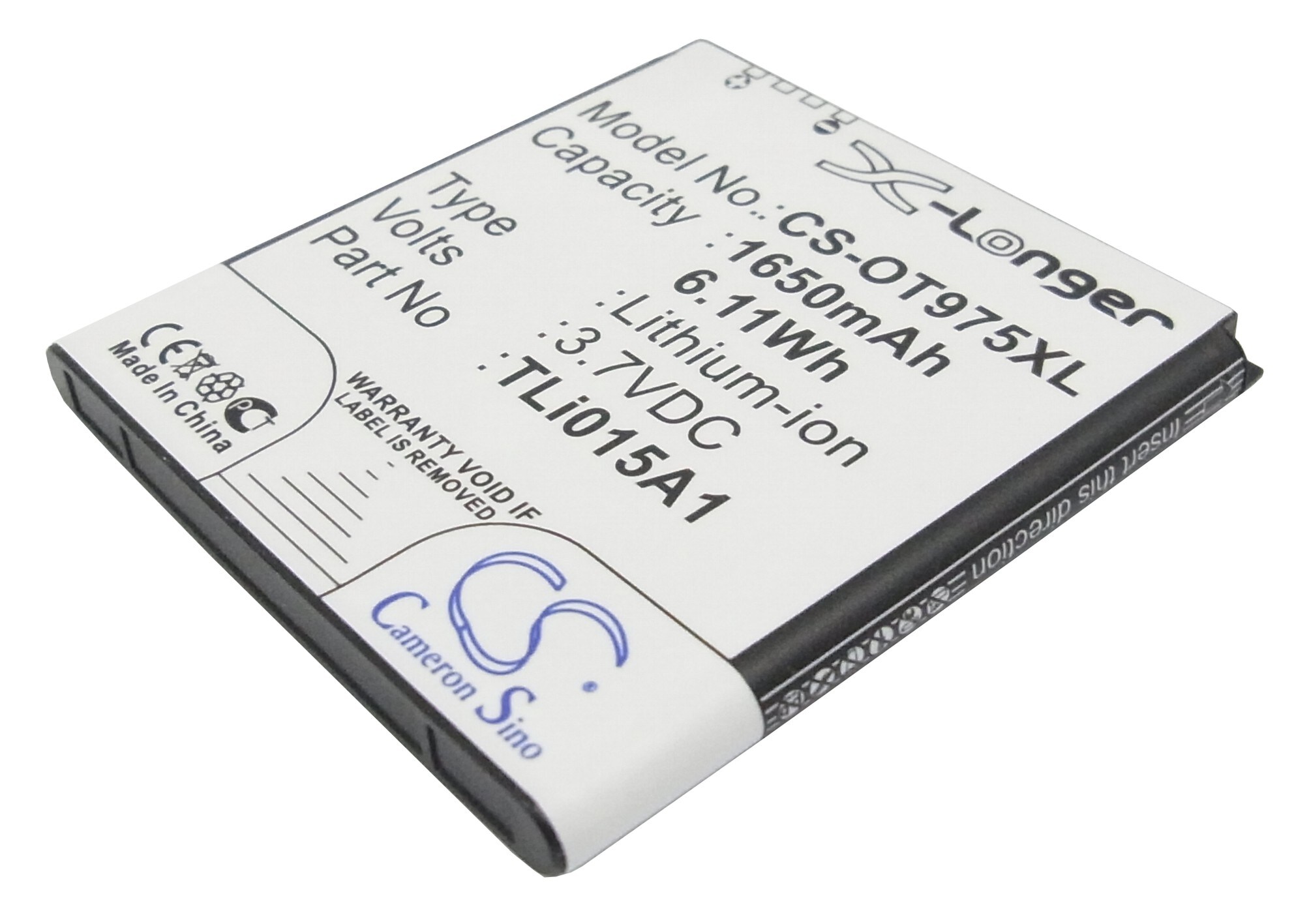 Batteri til SmartPhone, Mobil til Vodafone VF975, VF975N, VF-975 og andre.