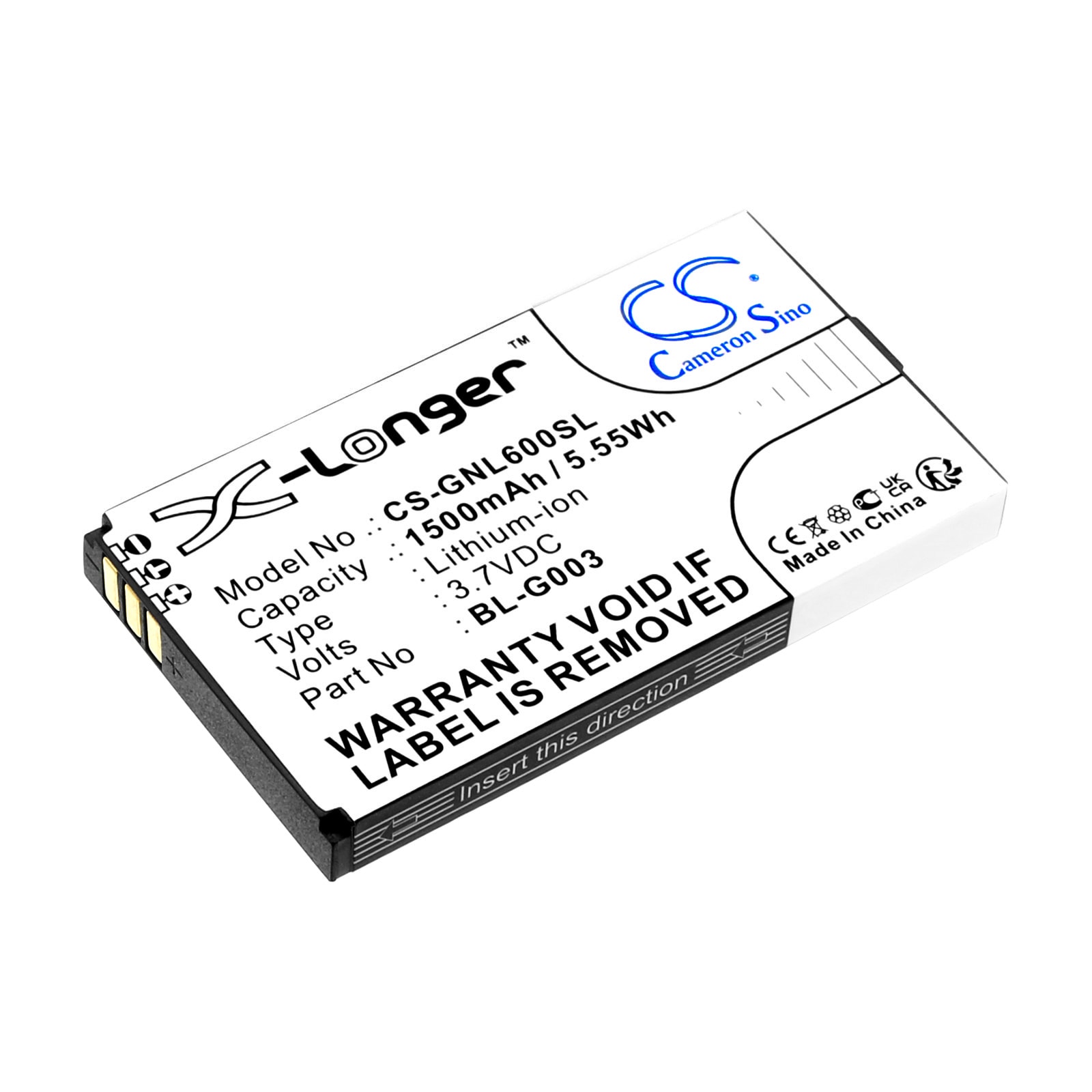 Batteri til SmartPhone, Mobil til GIONEE L601, L600, V180 og andre.