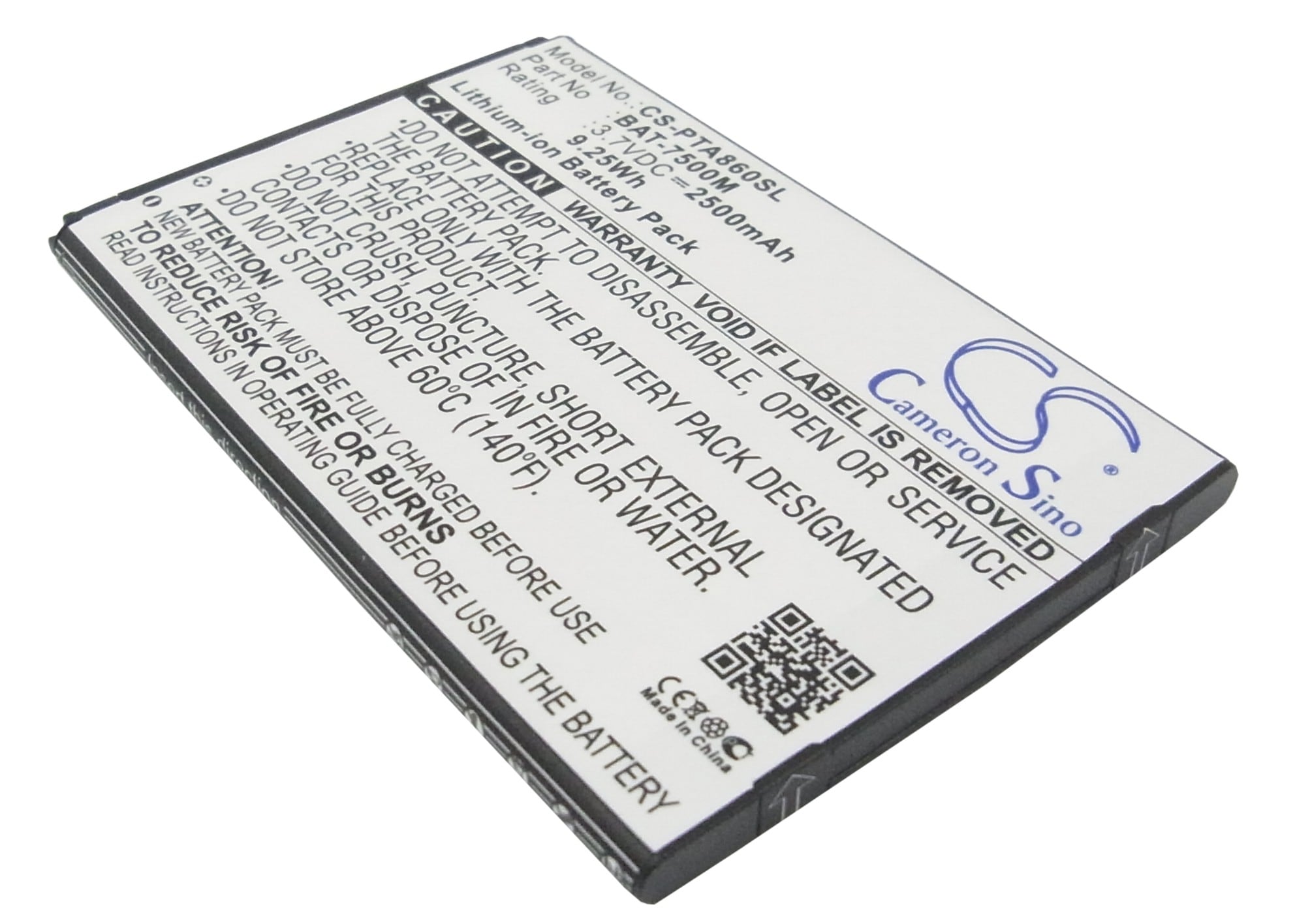 Batteri til SmartPhone, mobil til Pantech Vega N6, IM-A860, IM-A860L osv.