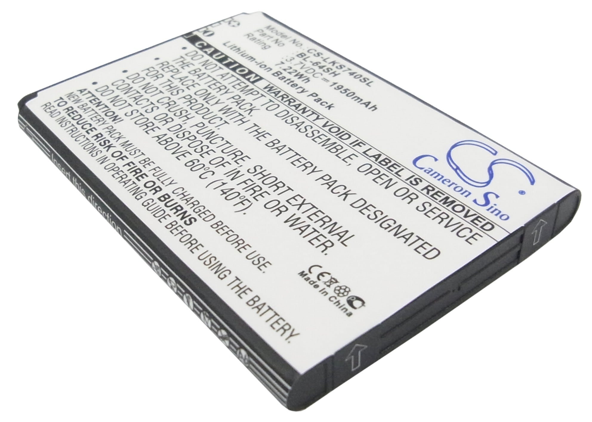 Batteri til SmartPhone, mobil til LG LS740, VOLT, Volt 2 og andre.