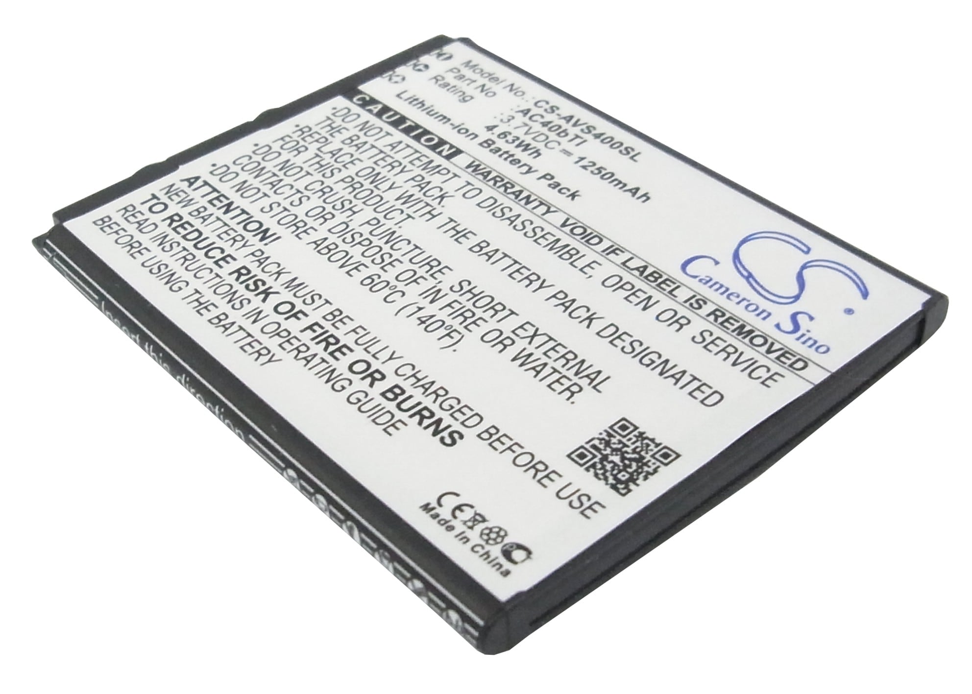 Batteri til SmartPhone, mobil til Archos 40b Titanium, 40b Titanium Surround og andre.