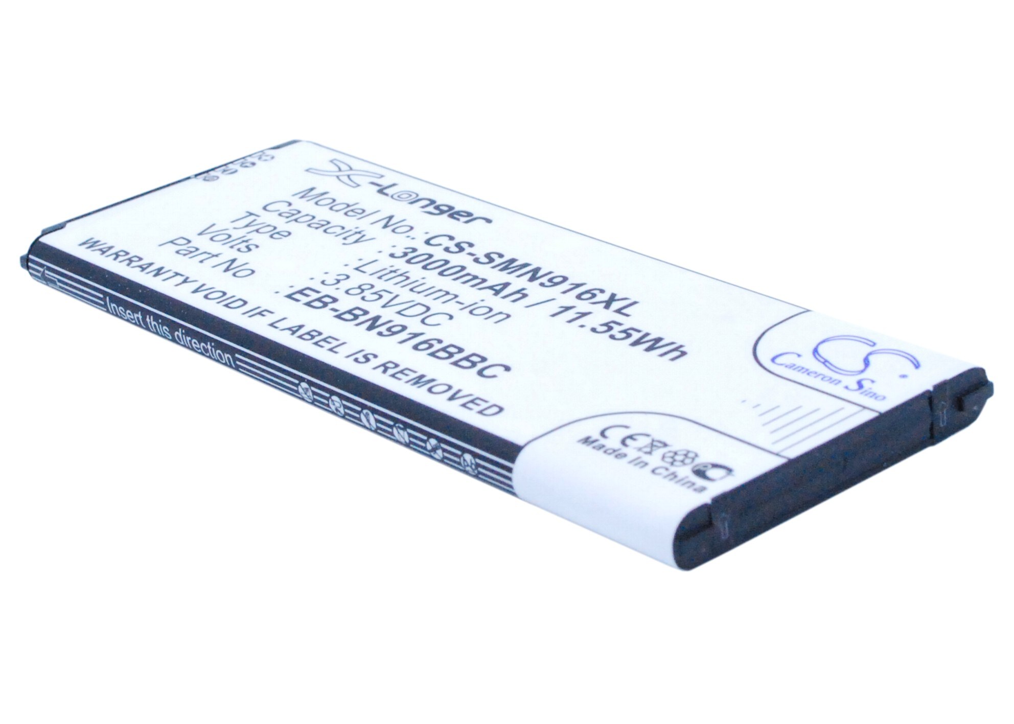 Batteri til SmartPhone, Mobil til Samsung Galaxy Note 4 ( China Mobile ), SM-N910F og andre.