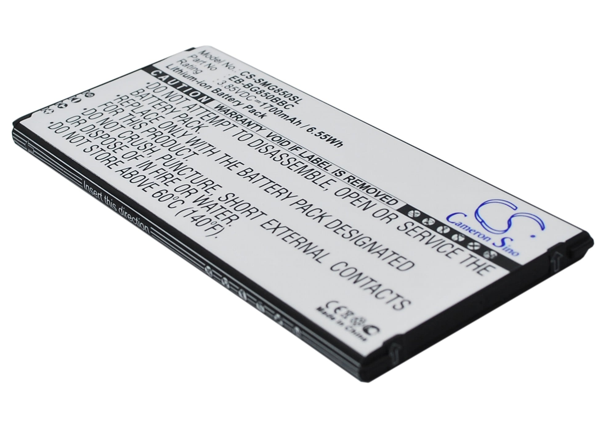 Batteri til SmartPhone, Mobil til Samsung Galaxy Alpha, SM-G850, SM-G850F og andre.