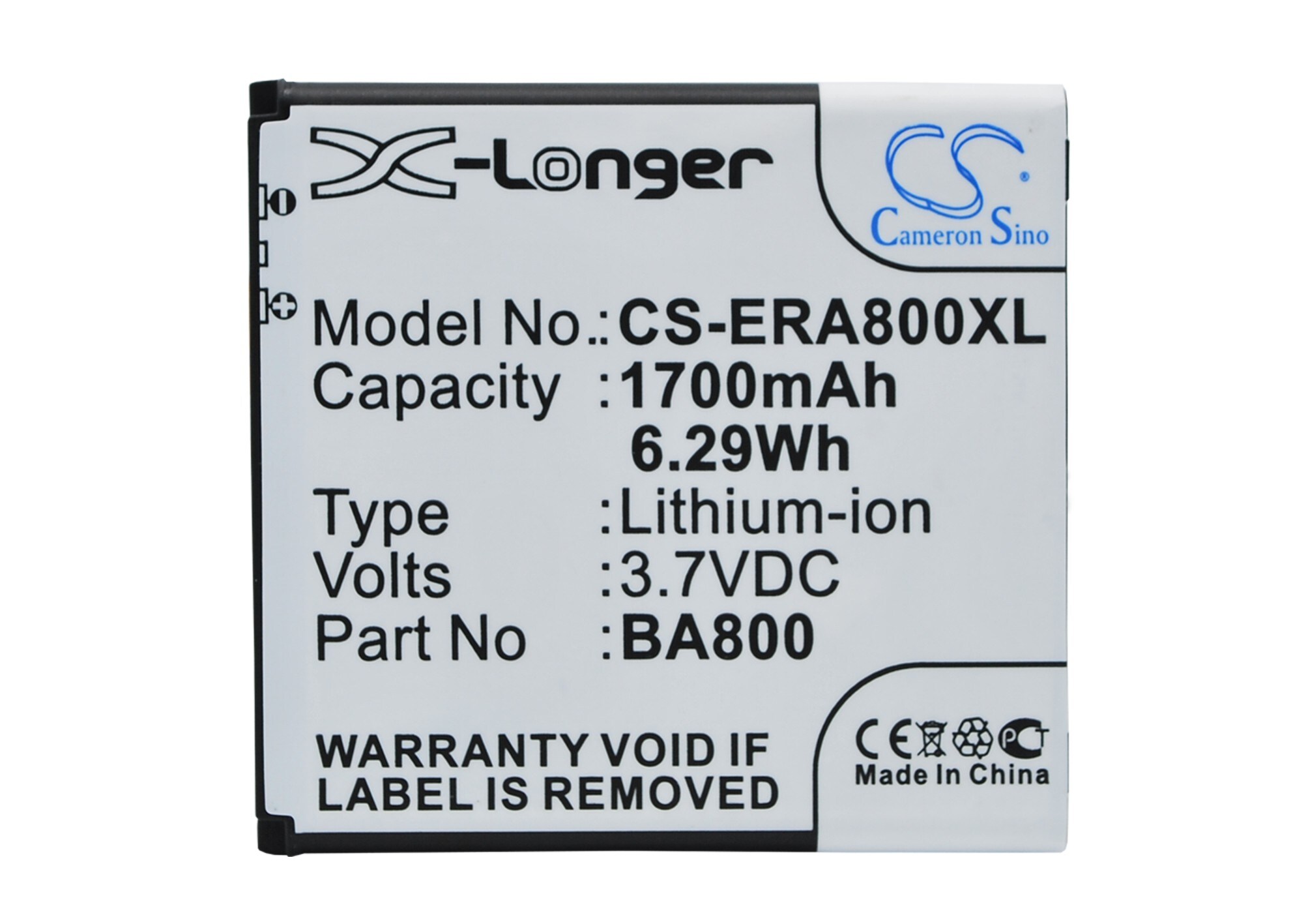 Batteri til SmartPhone, Mobil til Sony Ericsson Xperia S, LT26, LT26i og andre.
