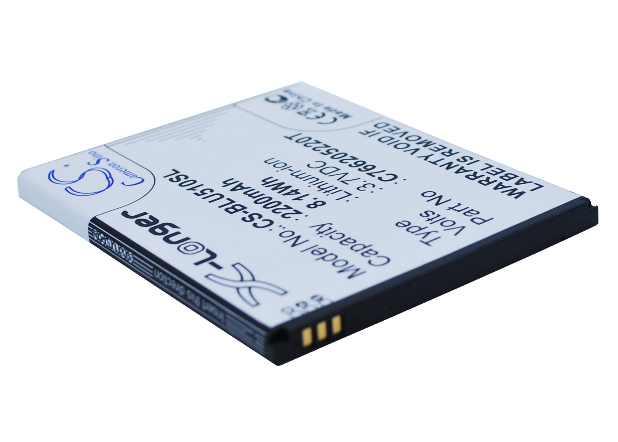 Batteri til SmartPhone, mobil til BLU Studio 5.3, D550, Studio 5.3 II osv.
