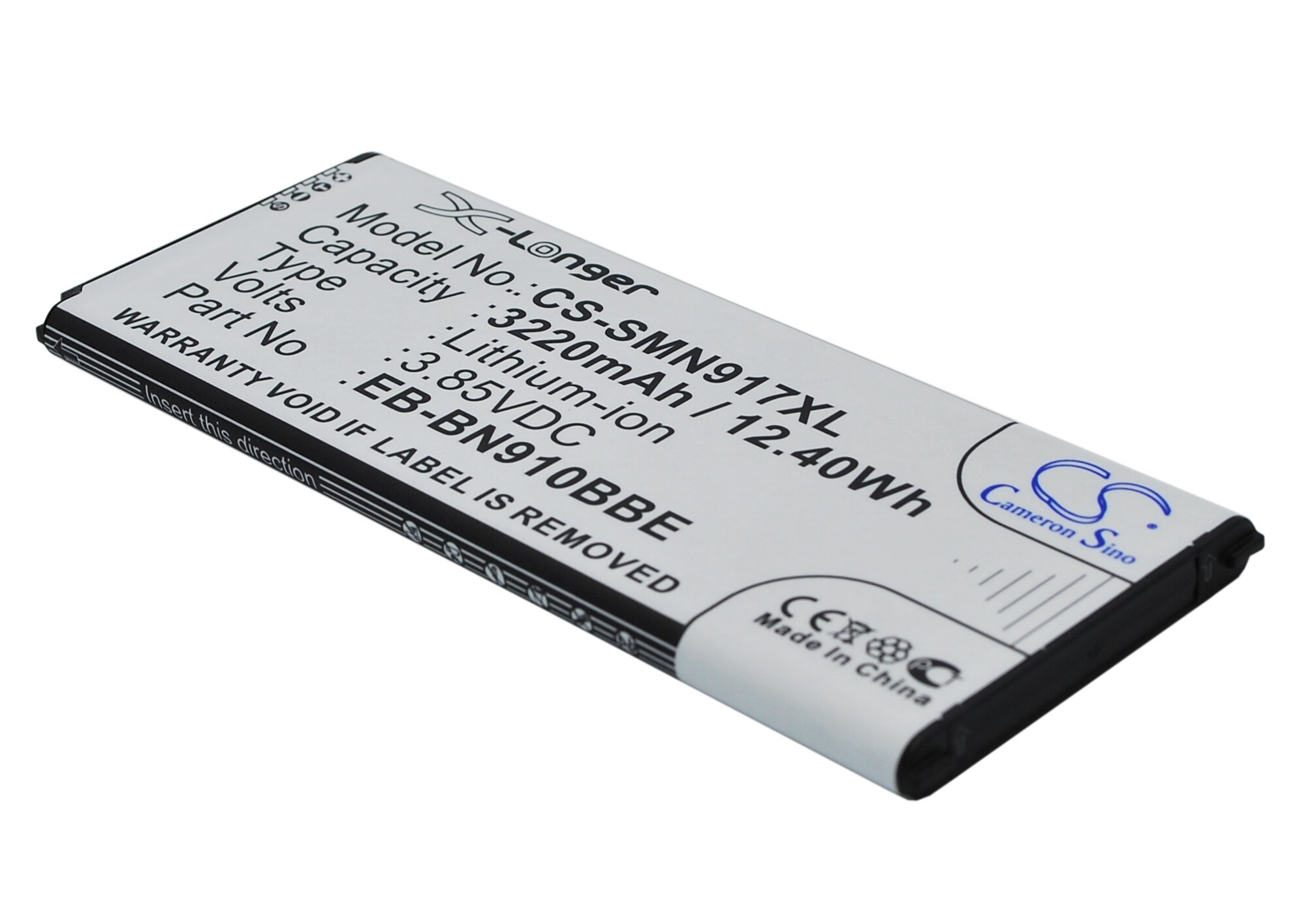 Batteri til SmartPhone, Mobil til Samsung Galaxy Note 4, SM-N910W8, SM-N910R4 og andre.