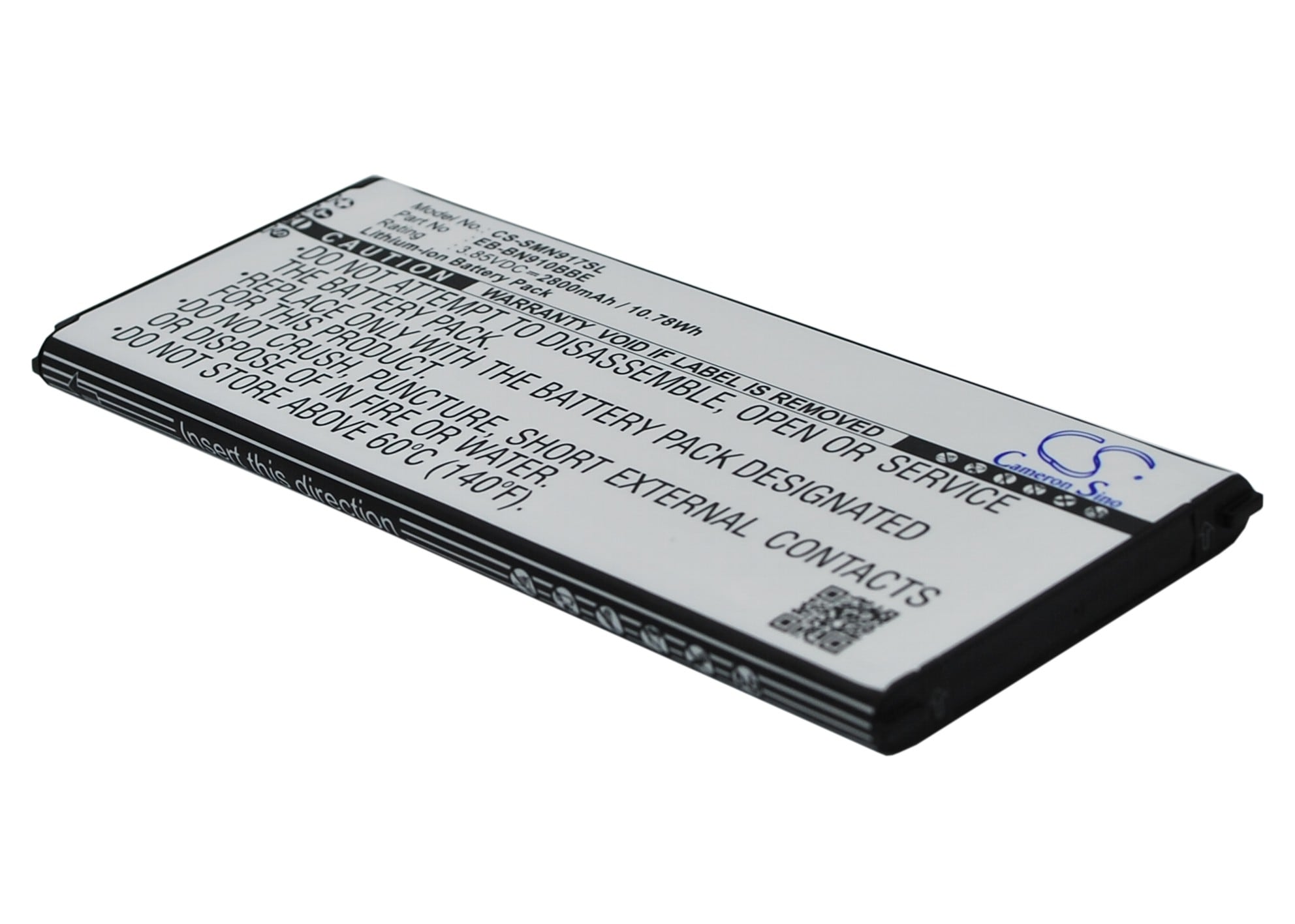 Batteri til SmartPhone, Mobil til Samsung Galaxy Note 4, SM-N910W8, SM-N910R4 og andre.
