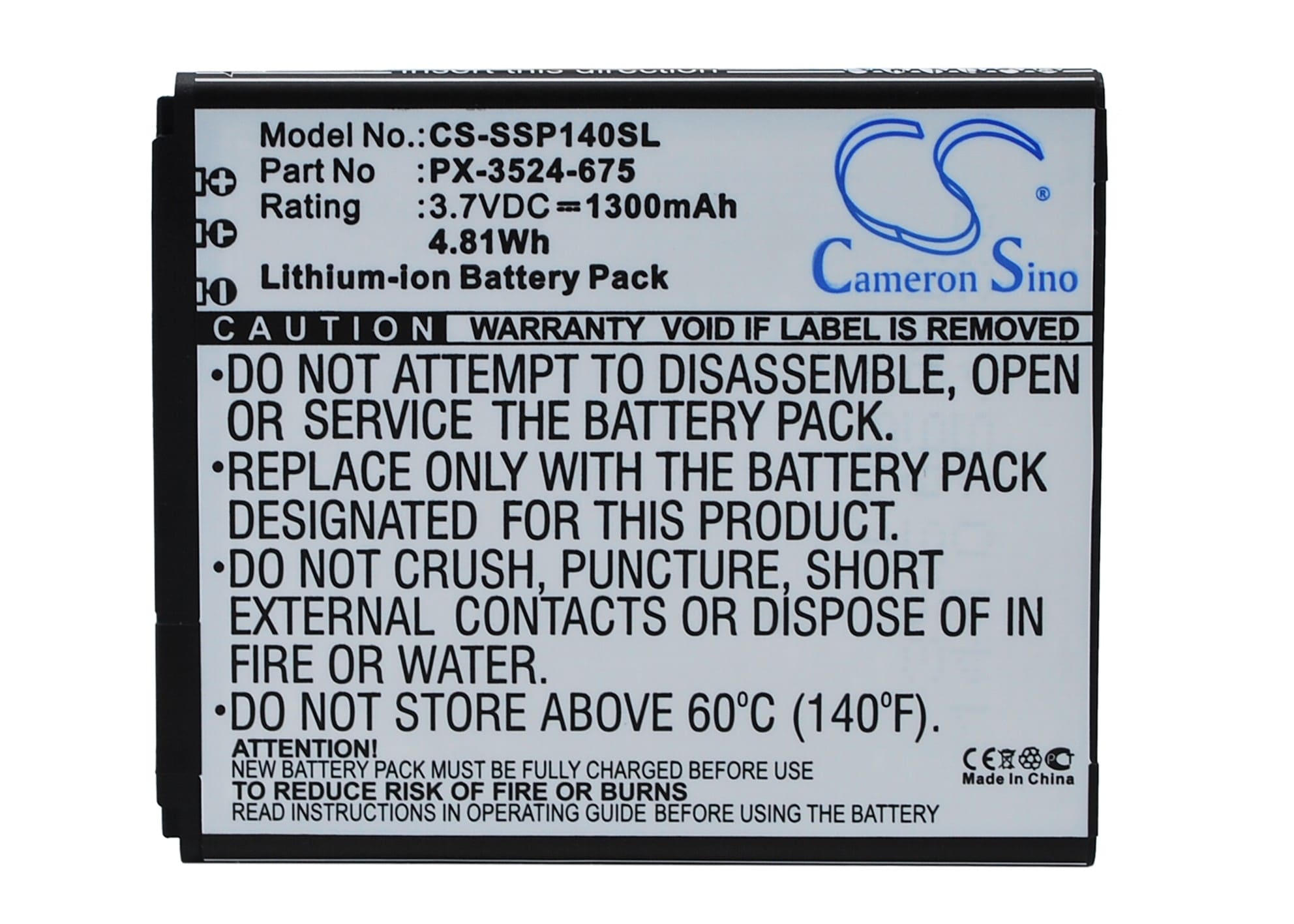 Batteri til SmartPhone, Mobil til Simvalley SP-140, SingleCore