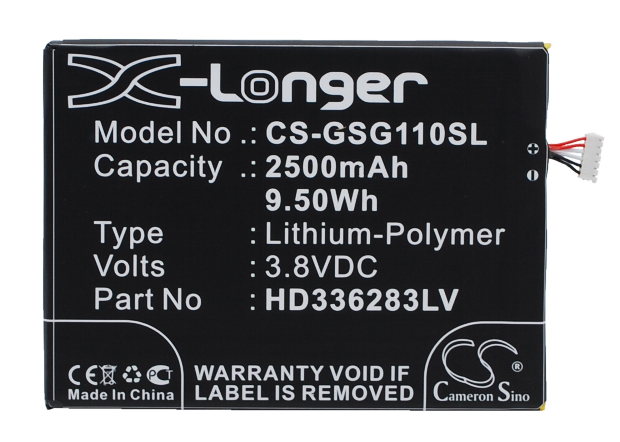 Batteri til SmartPhone, mobil til Green Orange N1, N1-Y, N1-T
