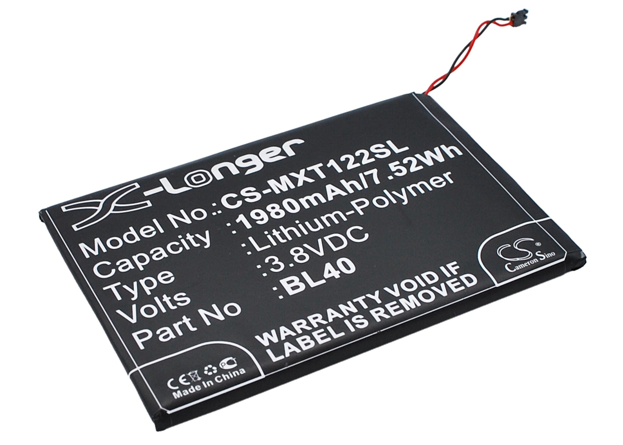 Batteri til SmartPhone, mobil til Motorola Moto E, XT1021, XT1025 og andre.