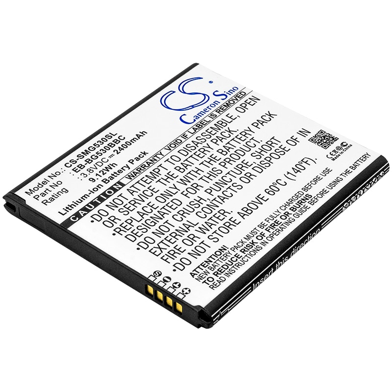 Batteri til SmartPhone, Mobil til Samsung Galaxy Grand Prime, SM-G5308, SM-G5308W og andre.