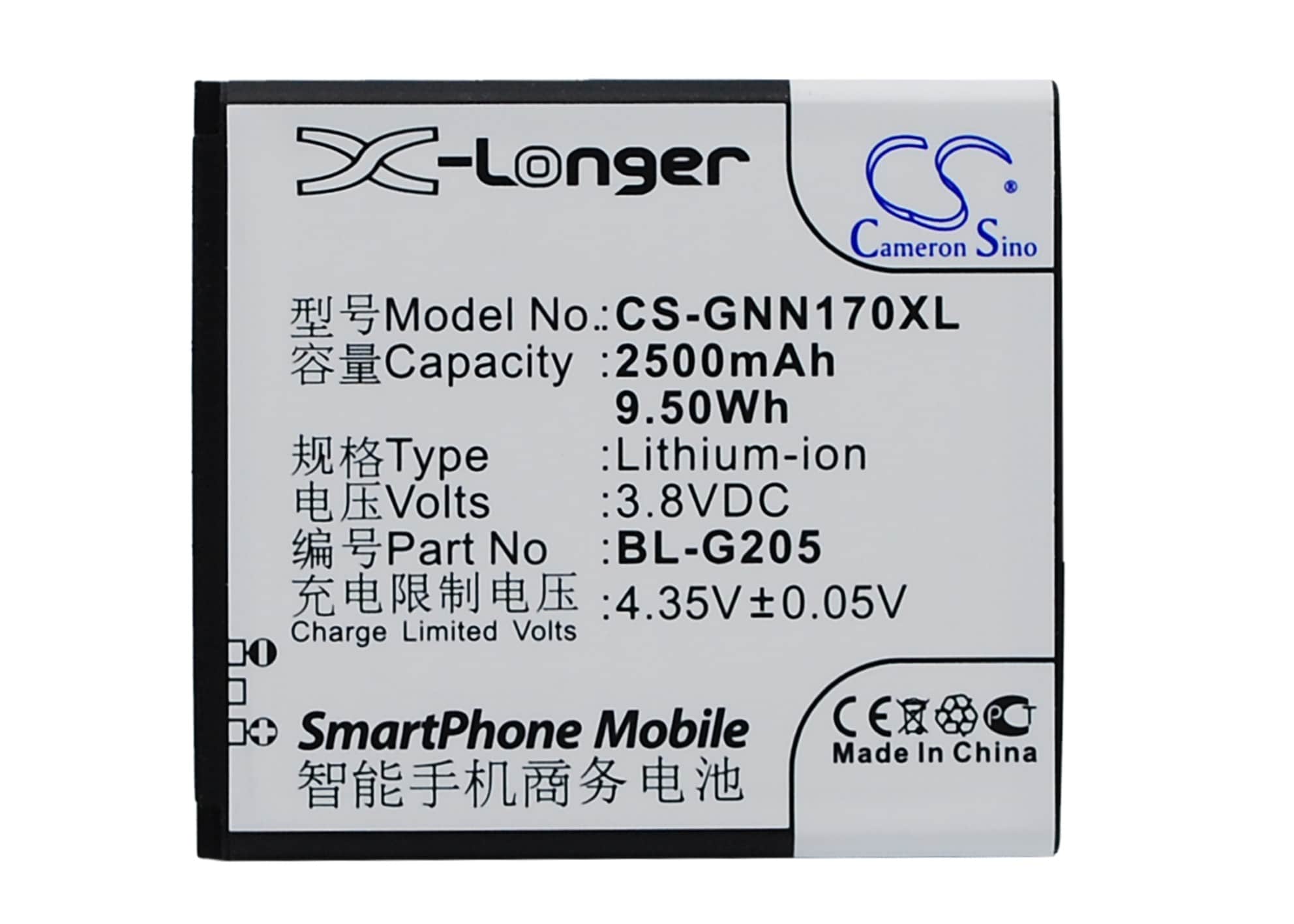Batteri til SmartPhone, Mobil til GIONEE GN170