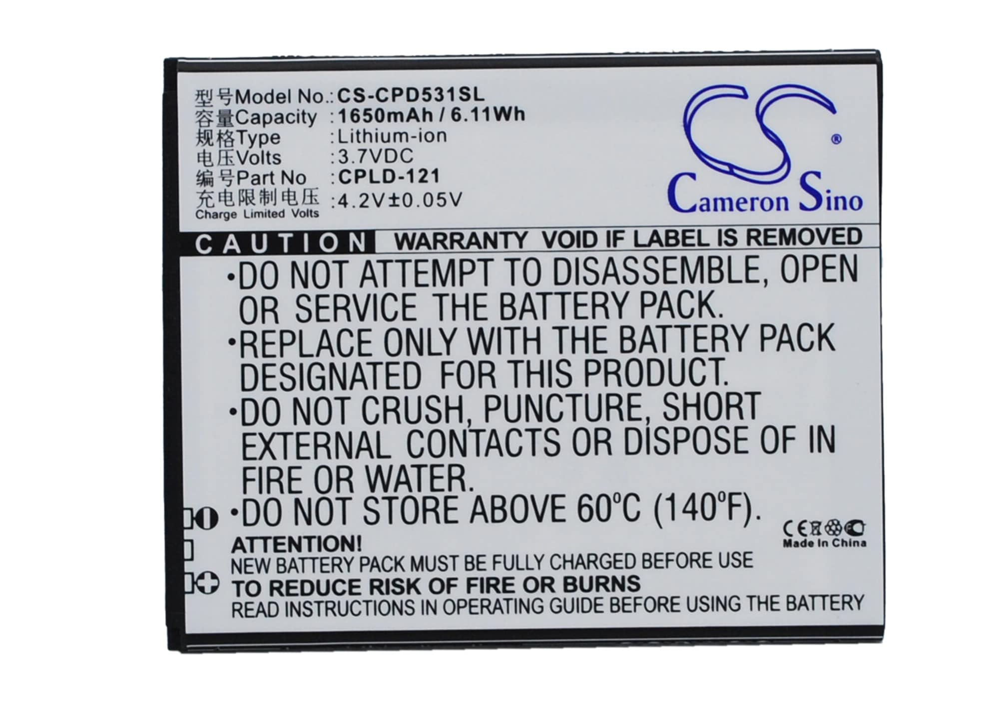 Batteri til SmartPhone, Mobil til Coolpad 7251, 5311