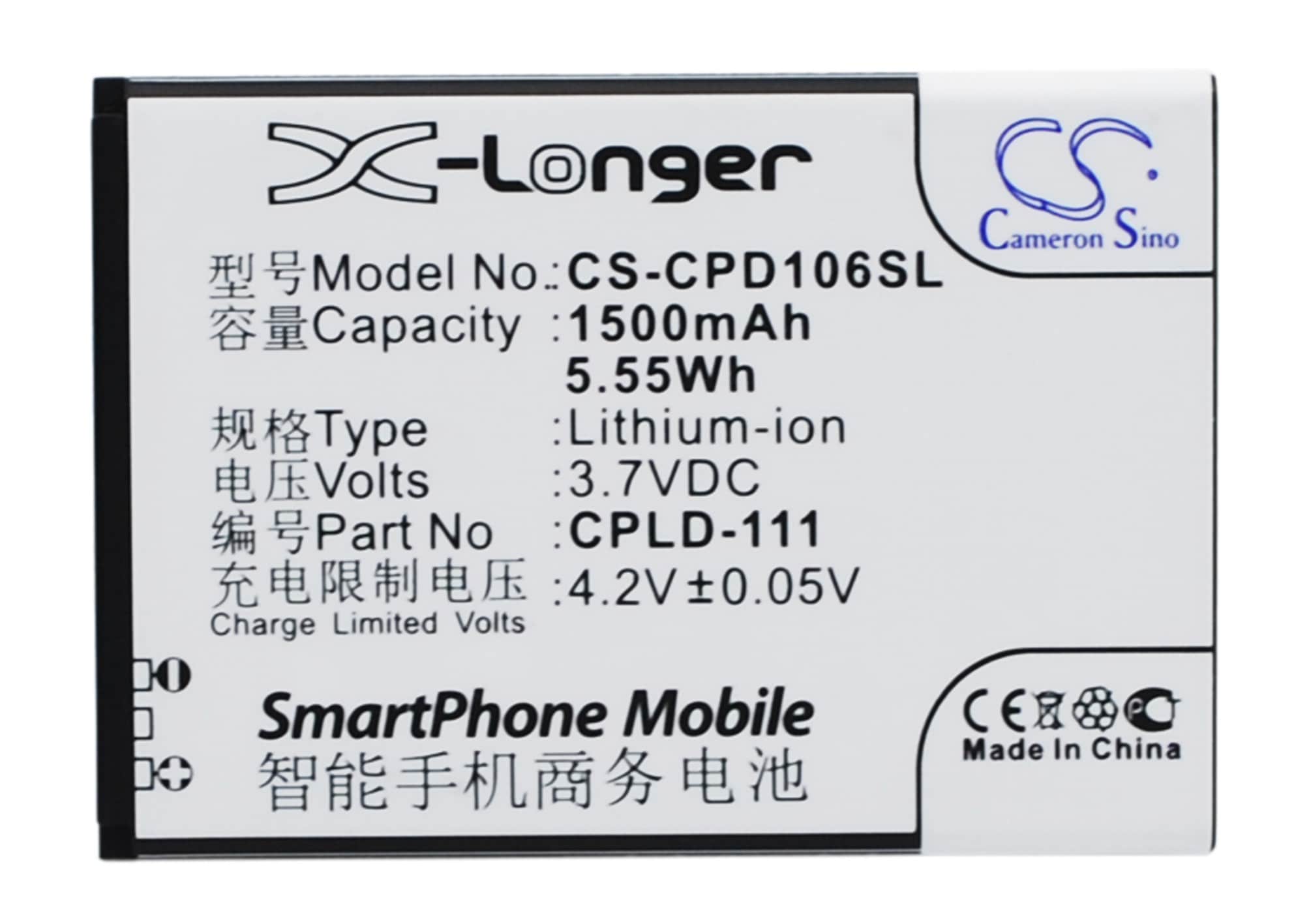 Batteri til SmartPhone, Mobil til Coolpad 5213, 5216d