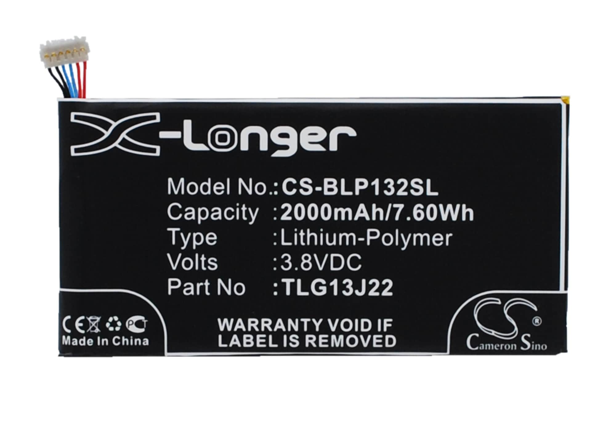 Batteri til SmartPhone, Mobil til BLU Life ONE X, L132L