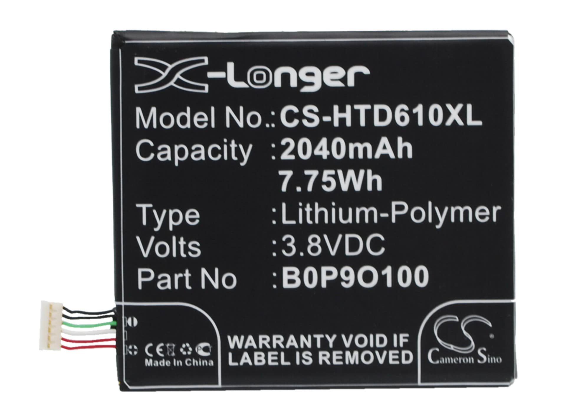 Batteri til SmartPhone, Mobil til HTC Desire 610, Desire D610t, Desire D610n og andre.