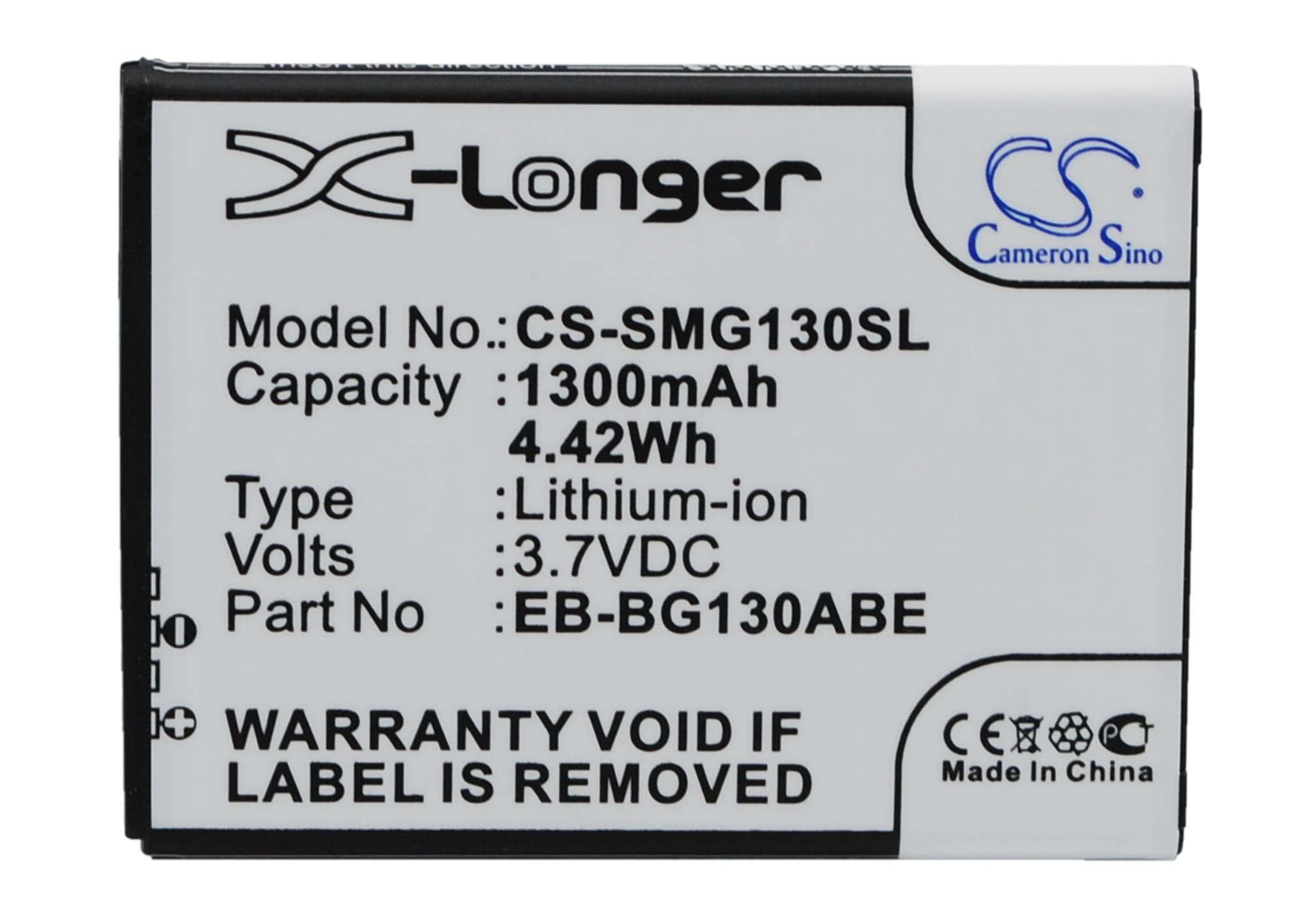 Batteri til SmartPhone, Mobil til Samsung SM-G130, SM-G130E, SM-G130H og andre.