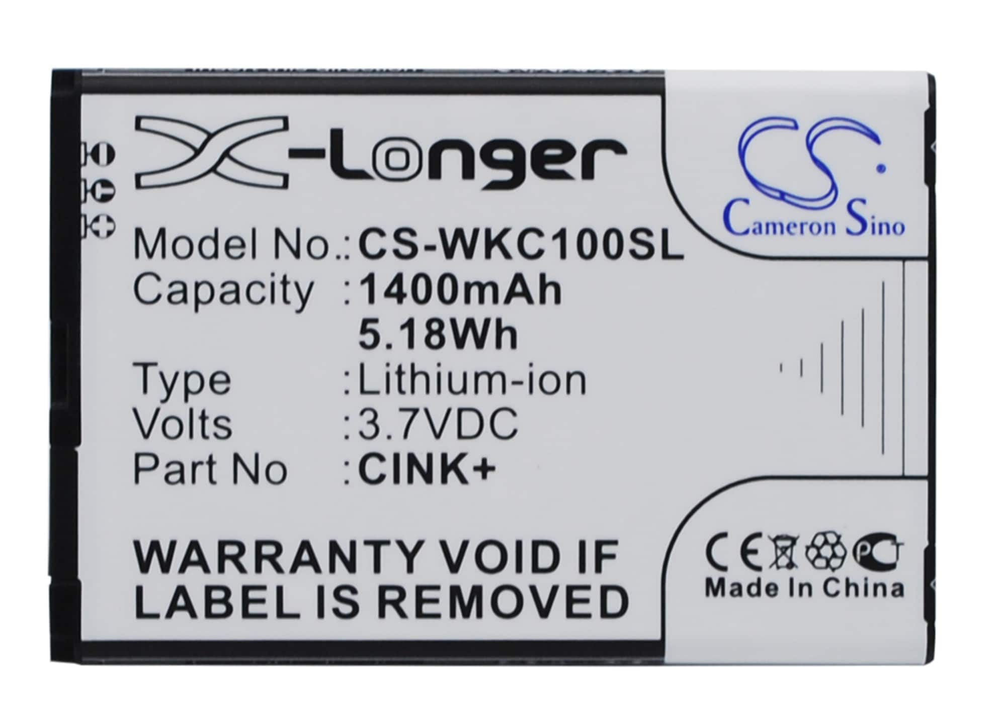 Batteri til SmartPhone, mobil til wiko Cink, Cink+