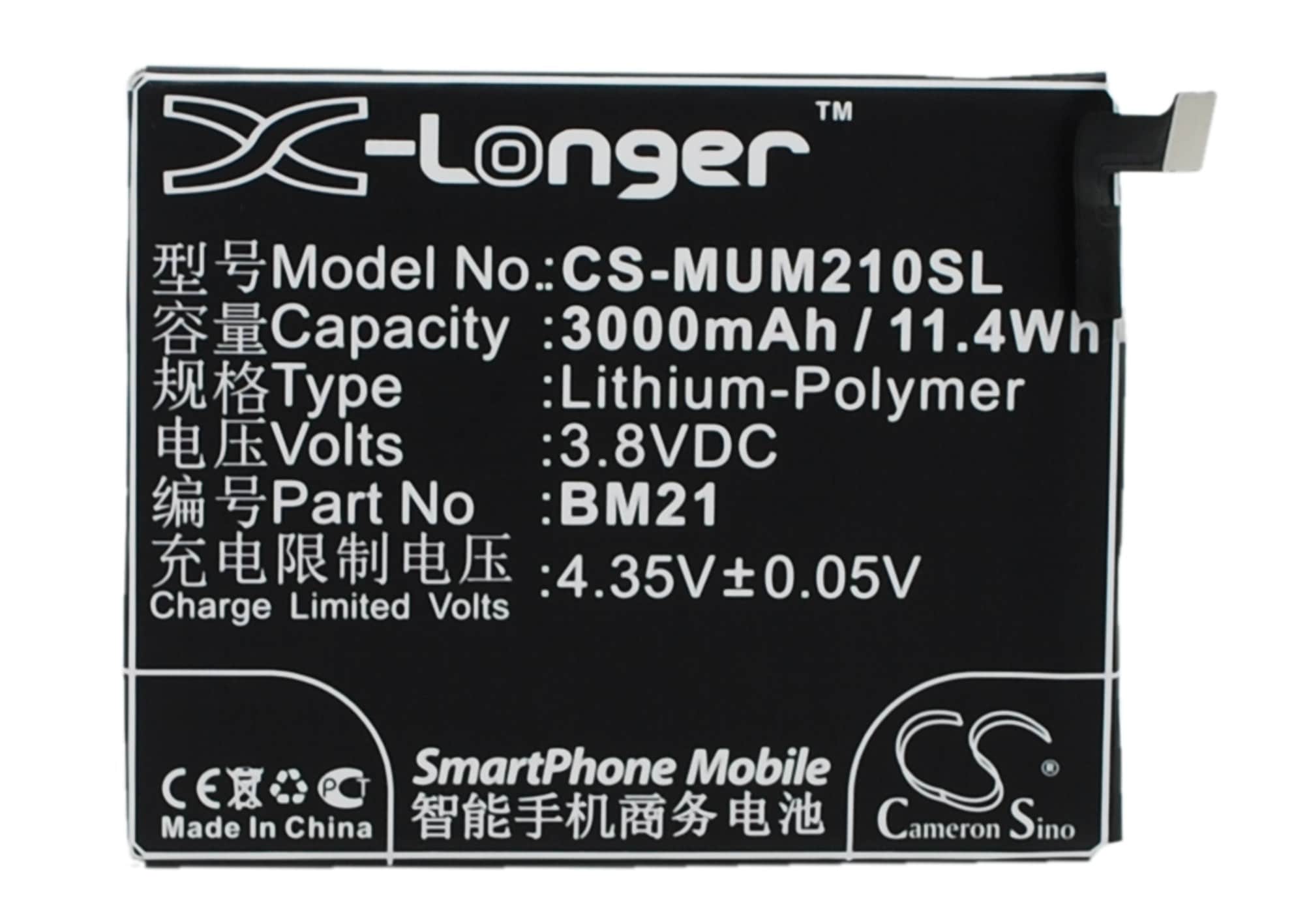 Batteri til SmartPhone, Mobil til Xiaomi Mi Note, Libra