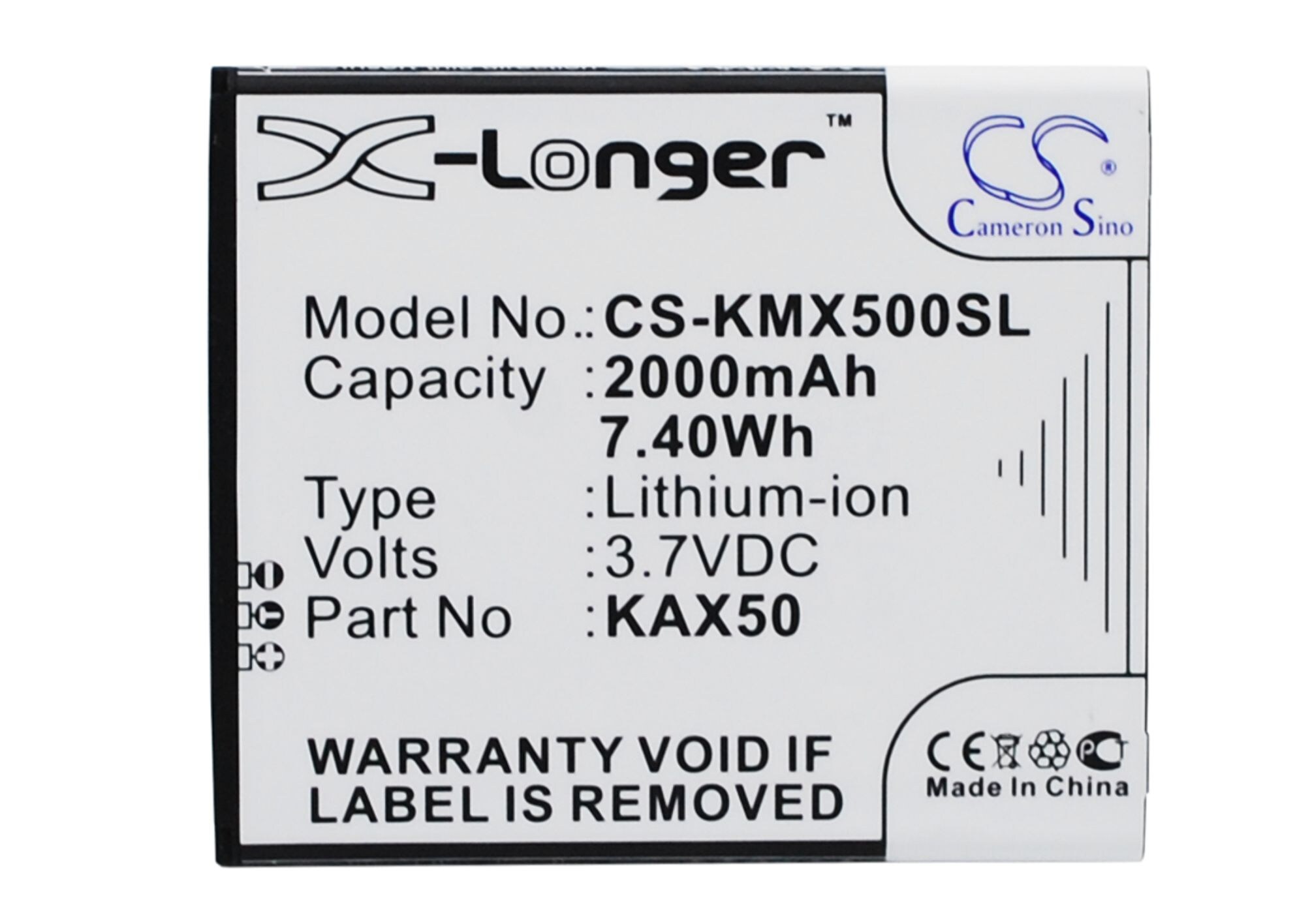 Batteri til SmartPhone, Mobil til KAZAM Trooper X5.0