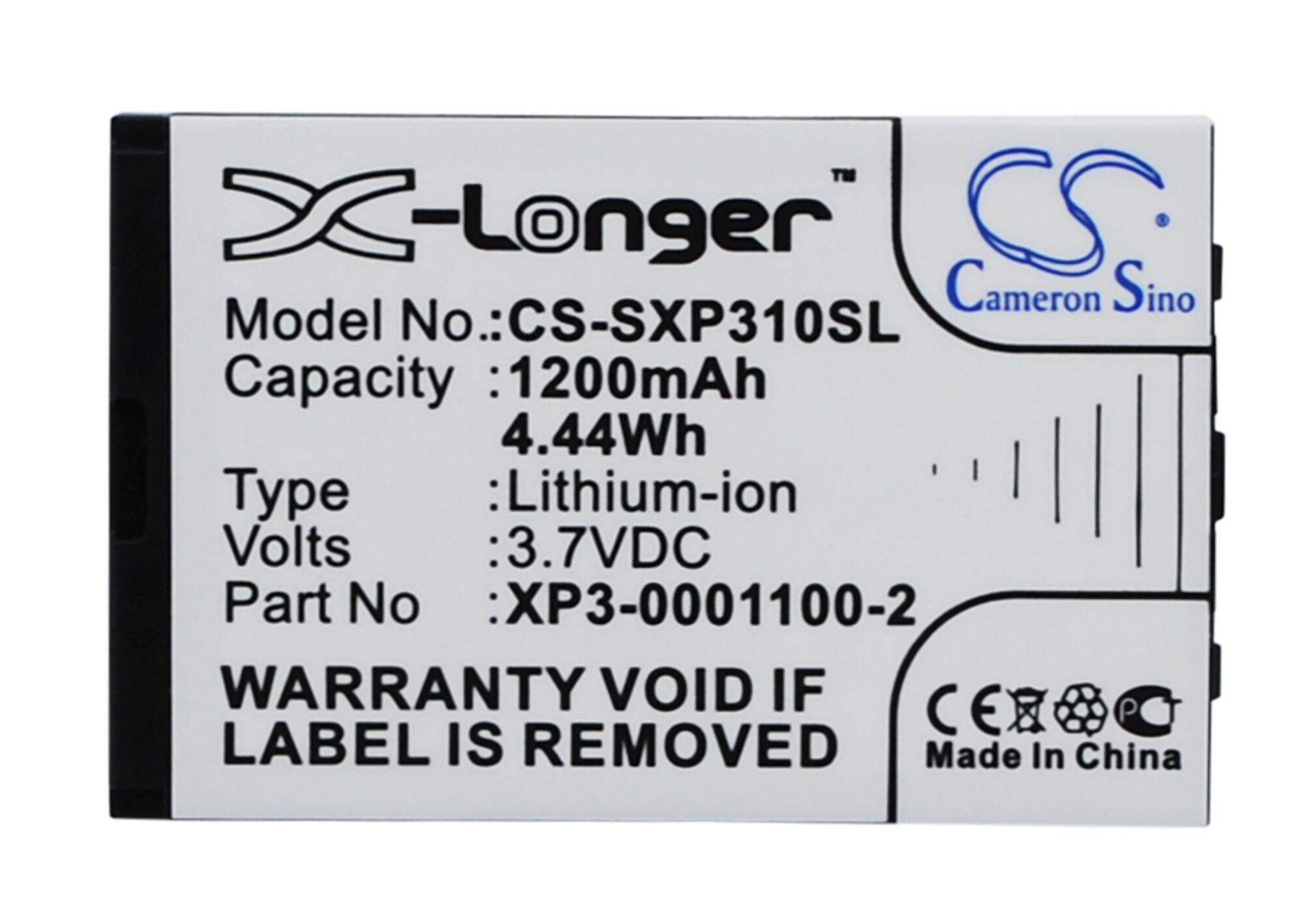 Batteri til SmartPhone, Mobil til Socketmobile Sonim XP3-S, XP3 Enduro