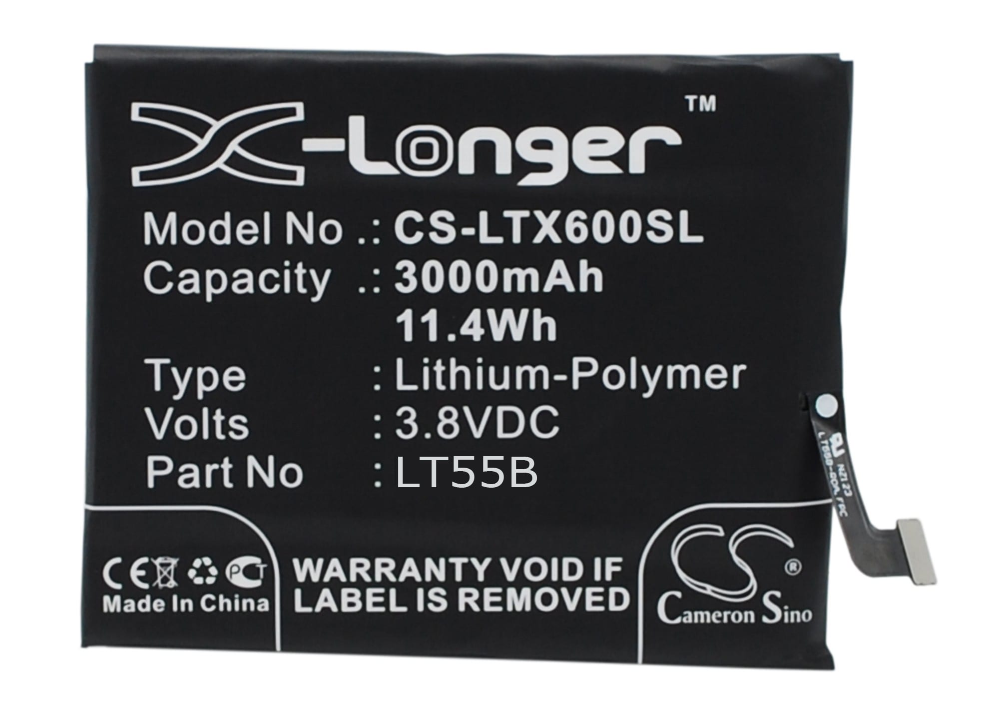 Batteri til SmartPhone, Mobil til LeTV 1, X600, LT55B