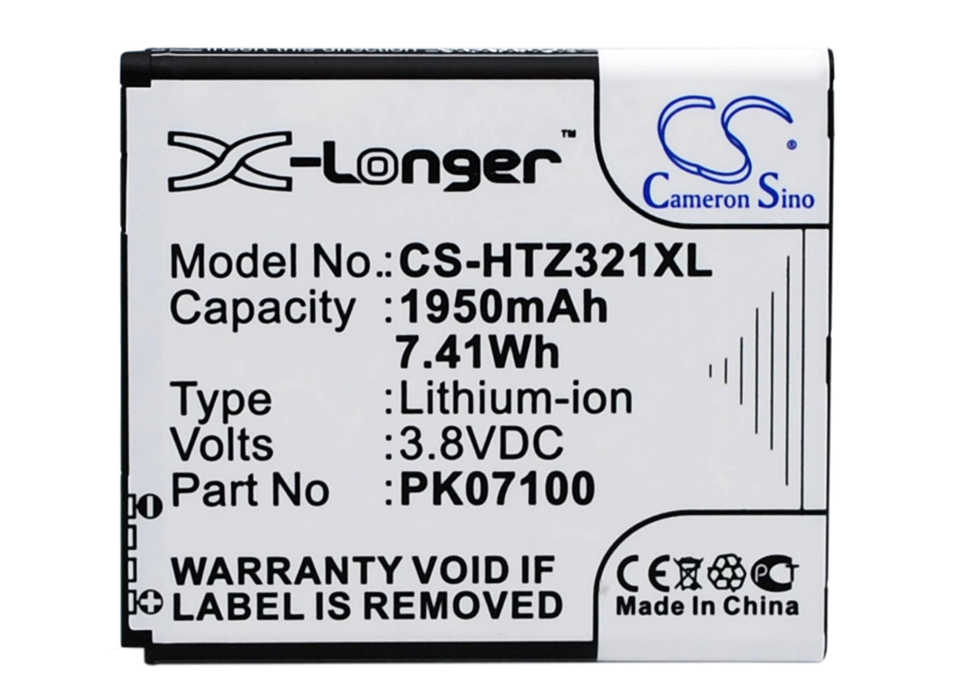 Batteri til SmartPhone, Mobil til HTC J Z321e, J ISW13HT, Nippon og andre.