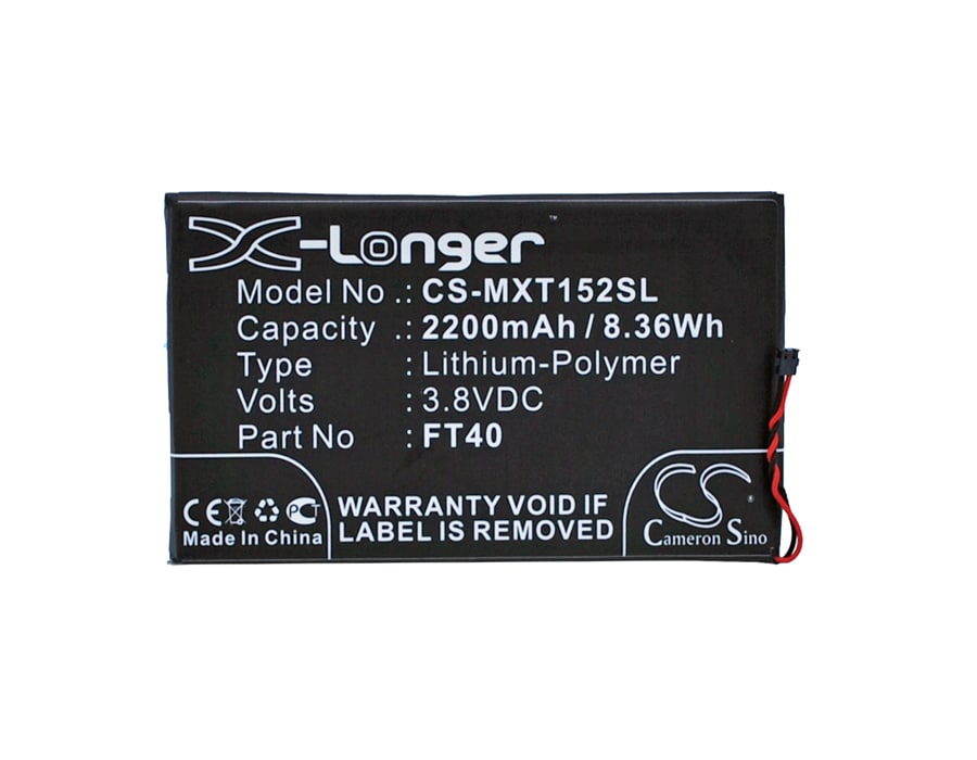 Batteri til SmartPhone, mobil til Motorola MotoE 2nd, XT1526, XT1528 og andre.