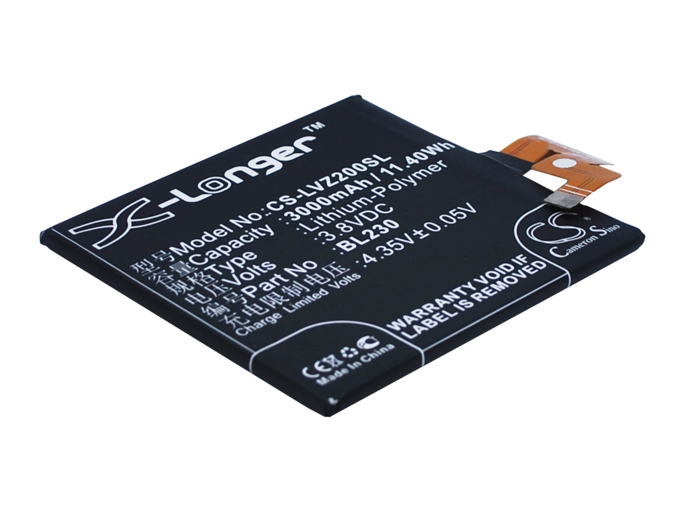 Batteri til SmartPhone, Mobil til Lenovo VIBE Z2, VIBE Z2t, VIBE Z2w