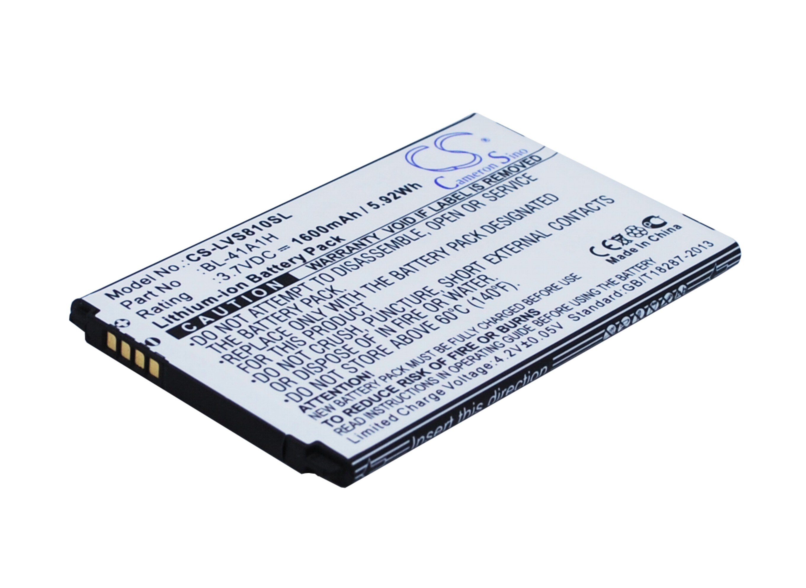 Batteri til SmartPhone, mobil til LG Transpyre, VS810, VS810PP og andre.