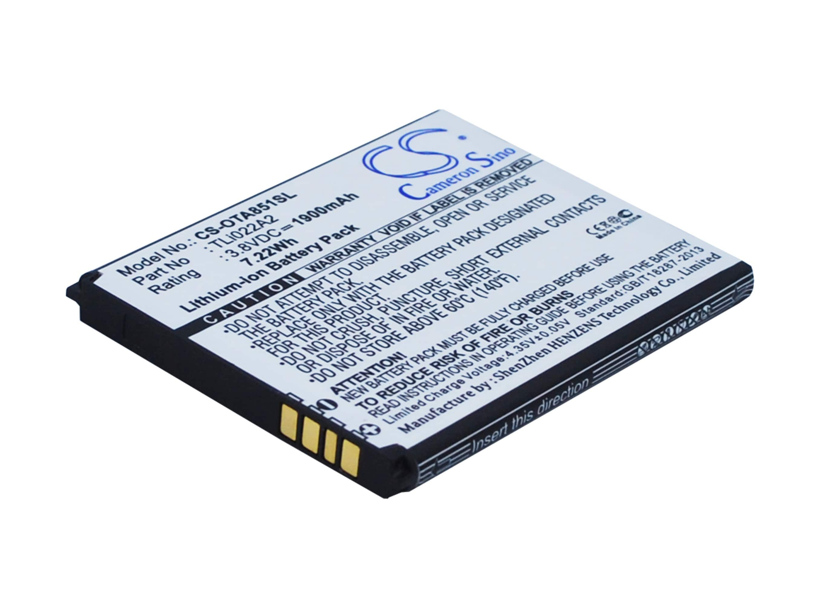 Batteri til SmartPhone, Mobil til Alcatel One Touch Sonic, OT-A851L
