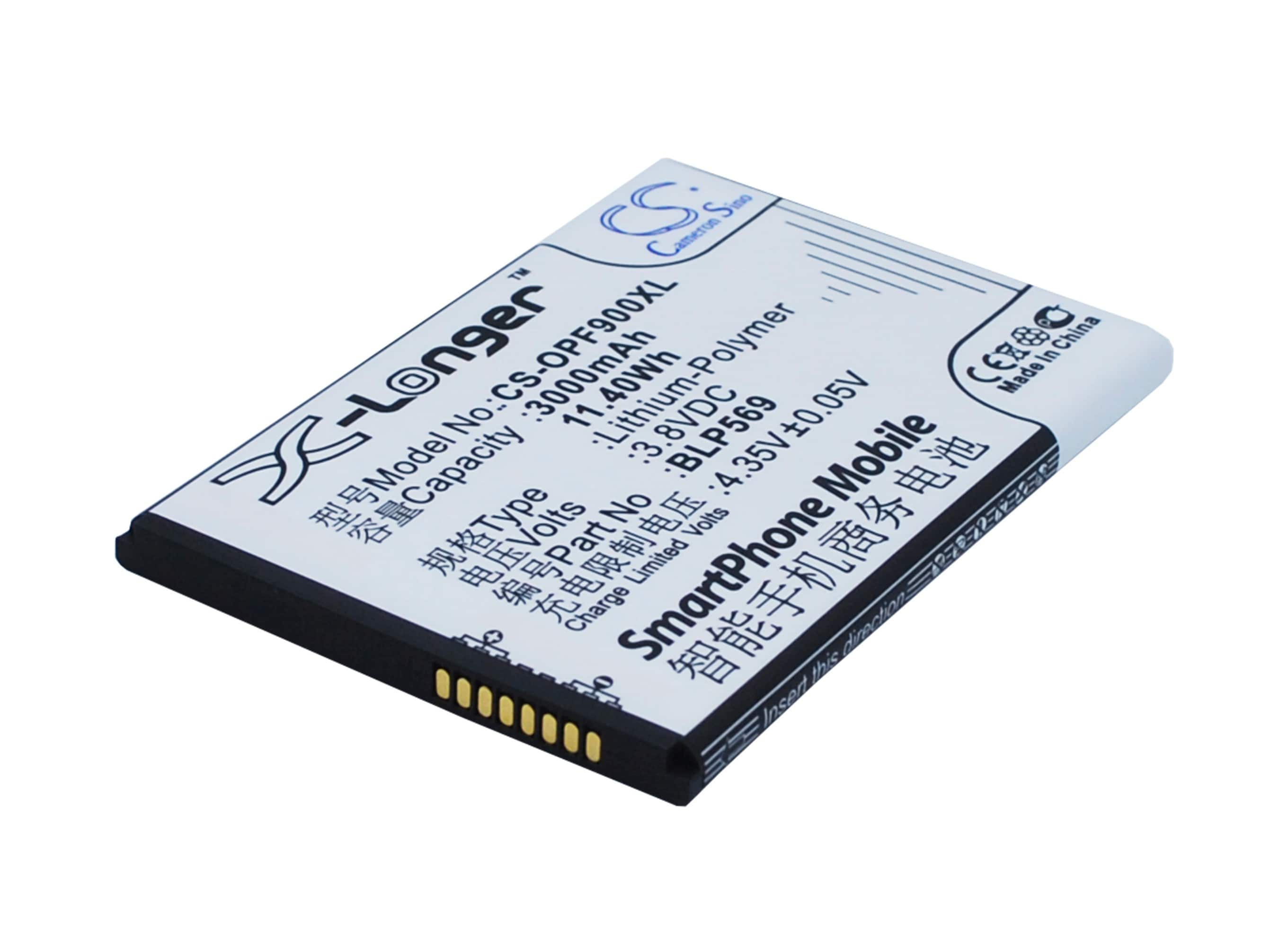 Batteri til SmartPhone, Mobil til OPPO Find 7, X9007, Find 7a og andre.