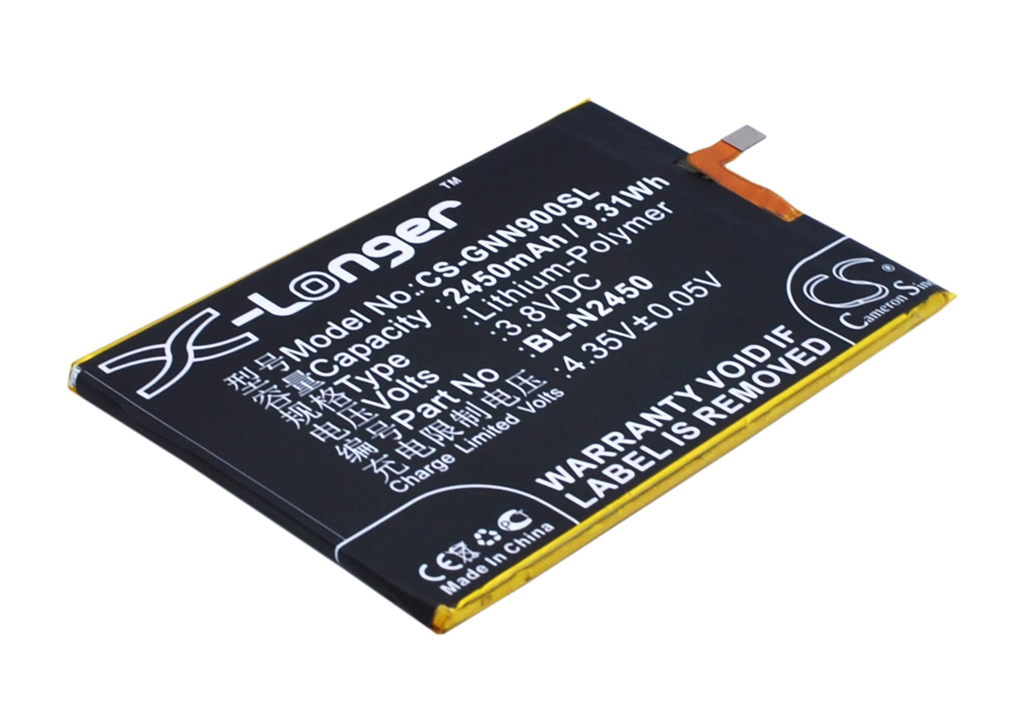 Batteri til SmartPhone, Mobil til GIONEE ELIFE S5.5L, GN9000L